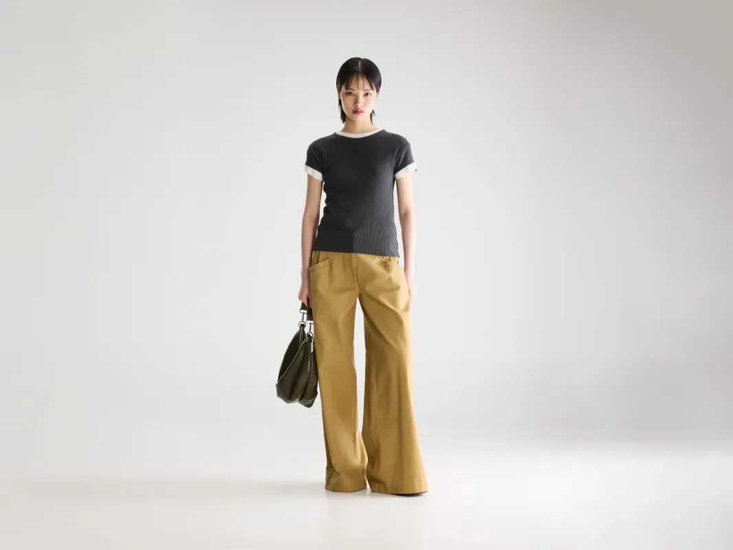 Jesper wide trousers (261 / W / SAHARA) made by Bellerose