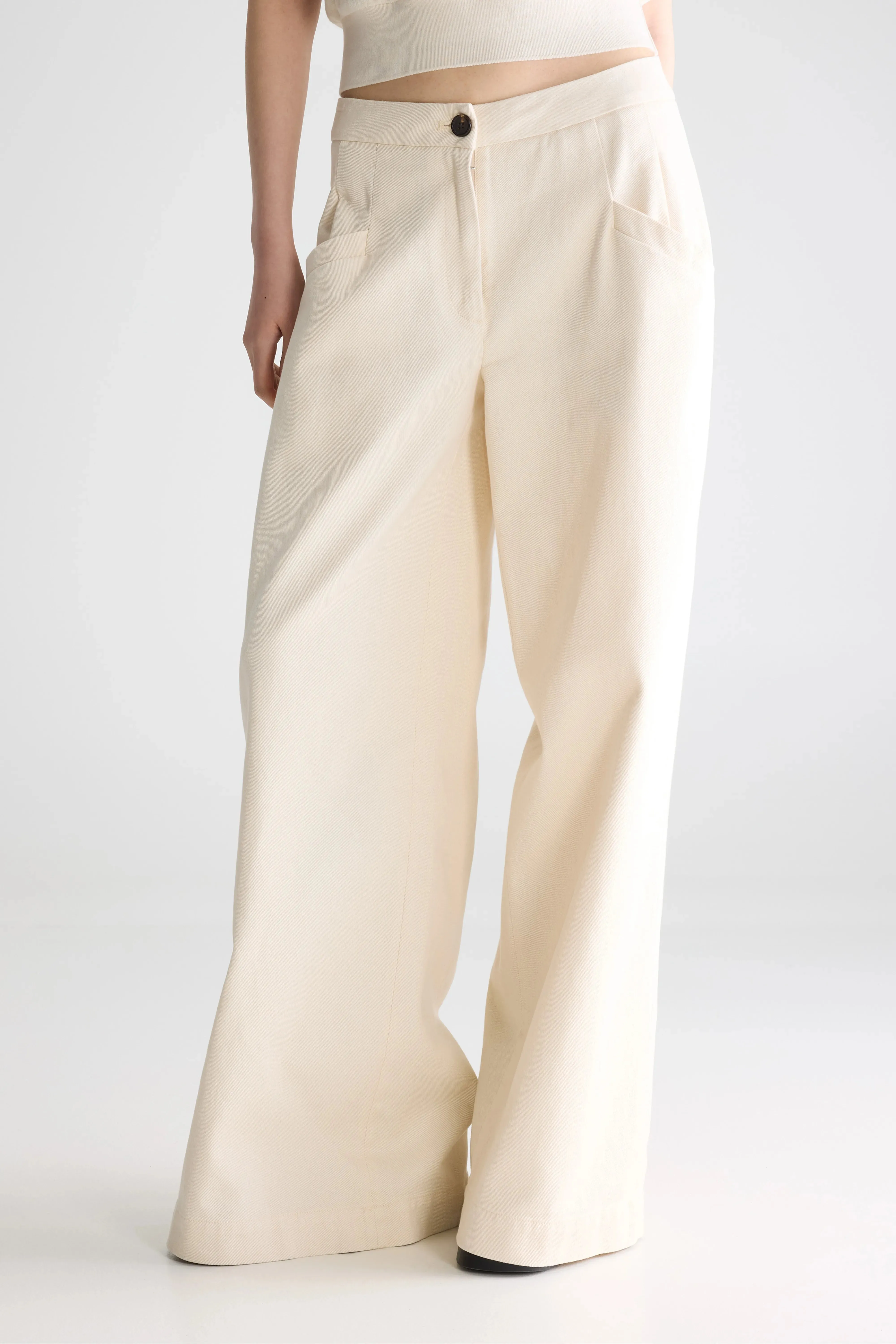 Jesper wide trousers (261 / W / CREAM) sold by Bellrose product image thumbnail 3