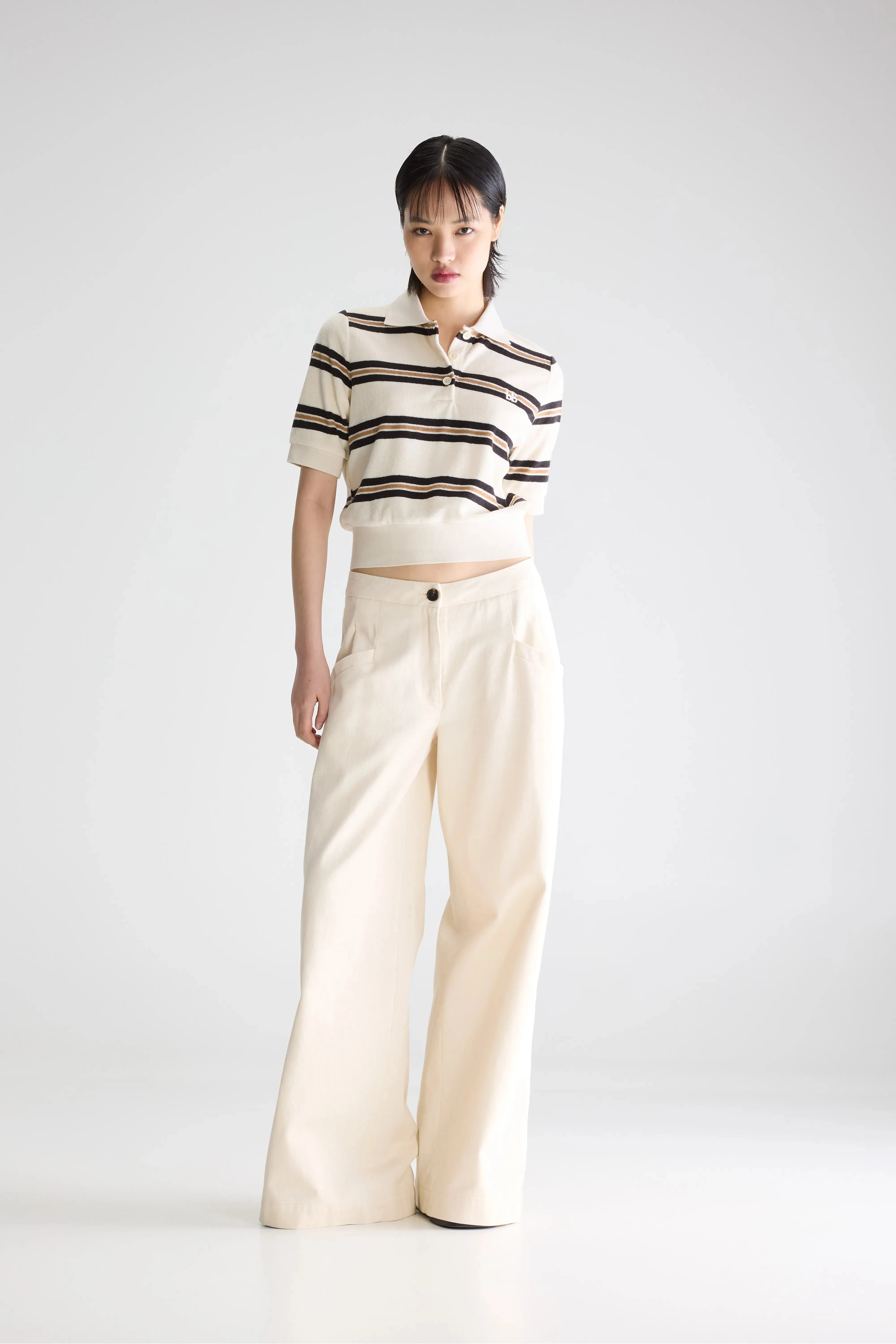 Jesper wide trousers (261 / W / CREAM) sold by Bellrose product image thumbnail 2