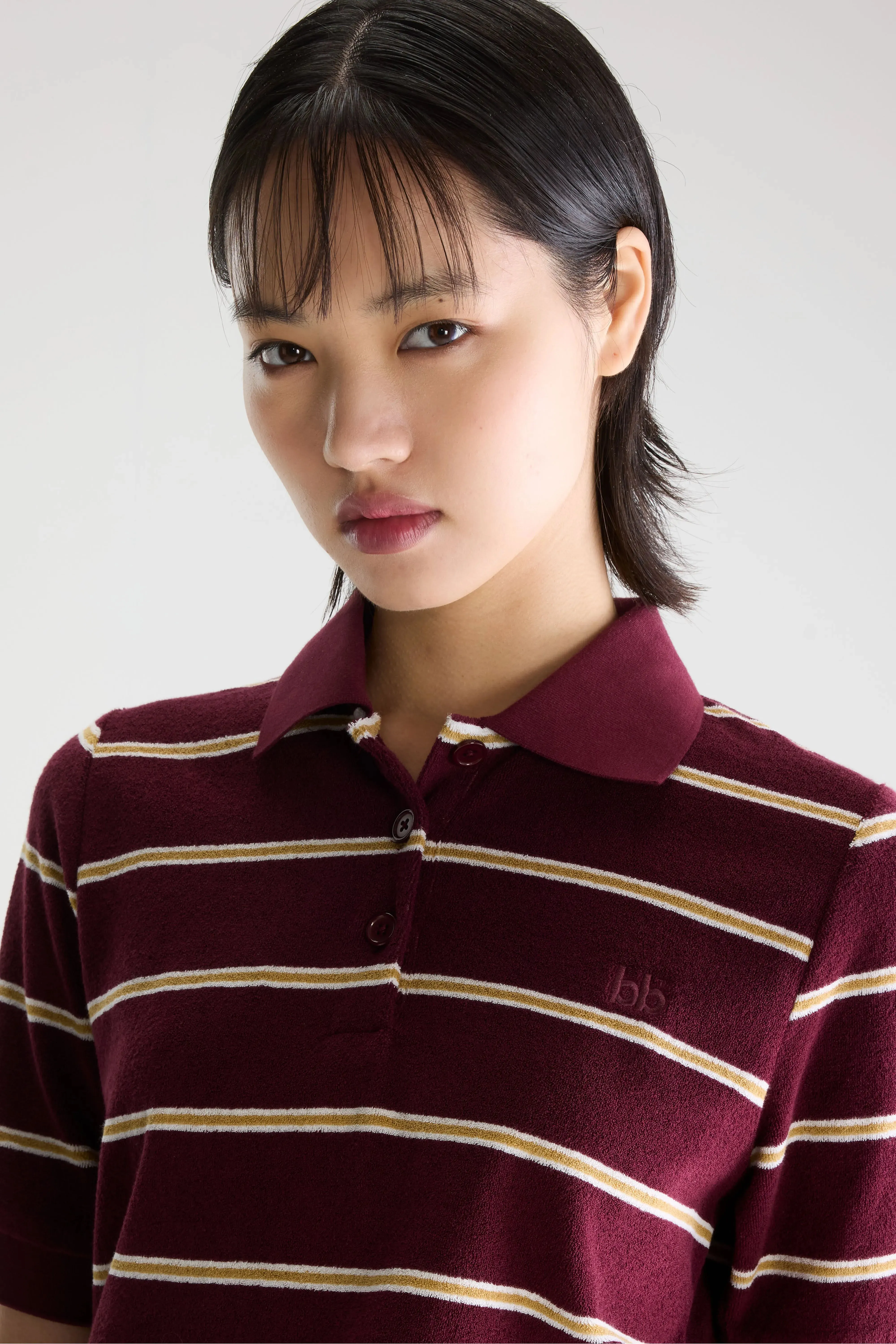 Crixus terry polo (261 / W / STRIPE A) sold by Bellrose product image thumbnail 5