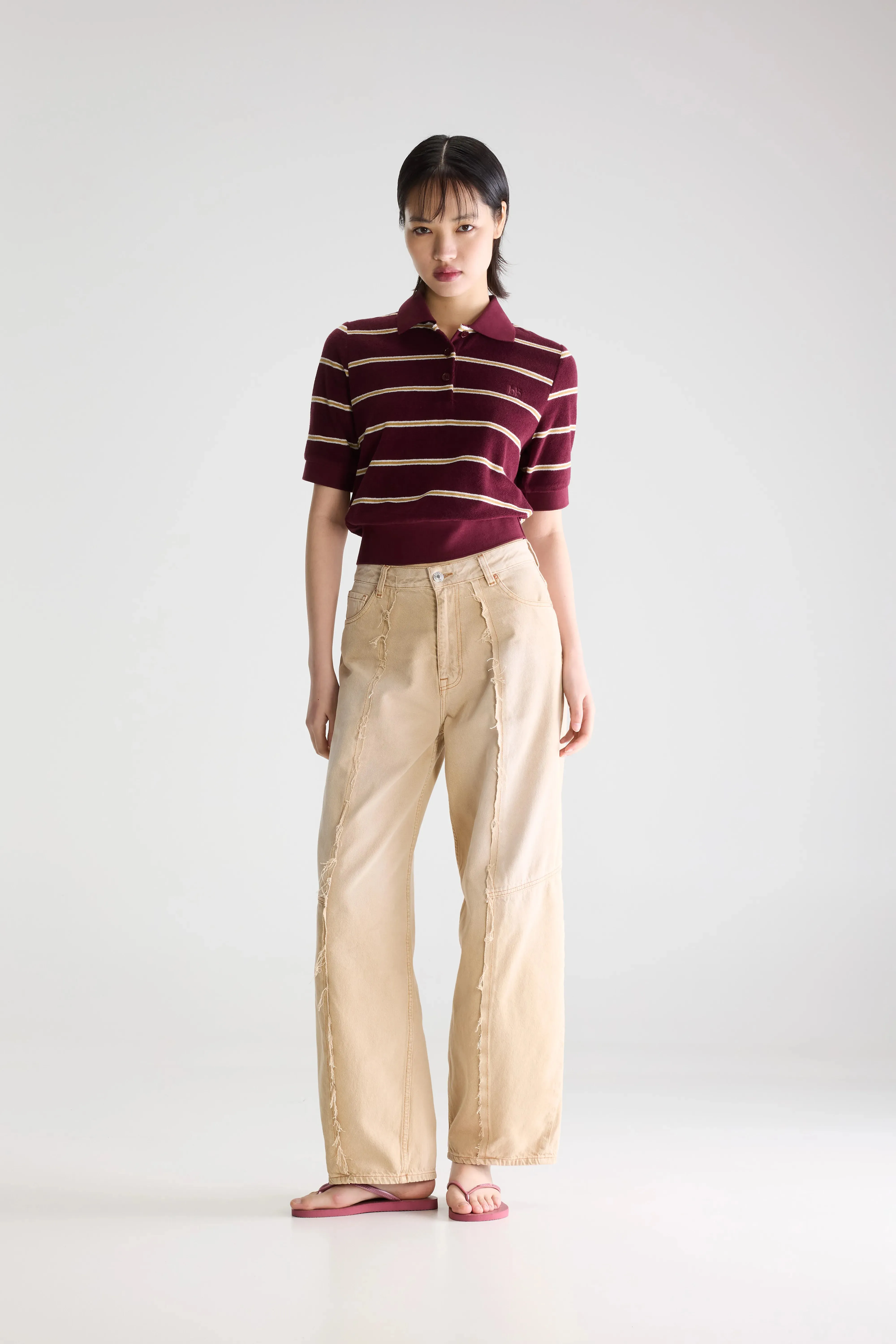 Crixus terry polo (261 / W / STRIPE A) sold by Bellrose product image thumbnail 3