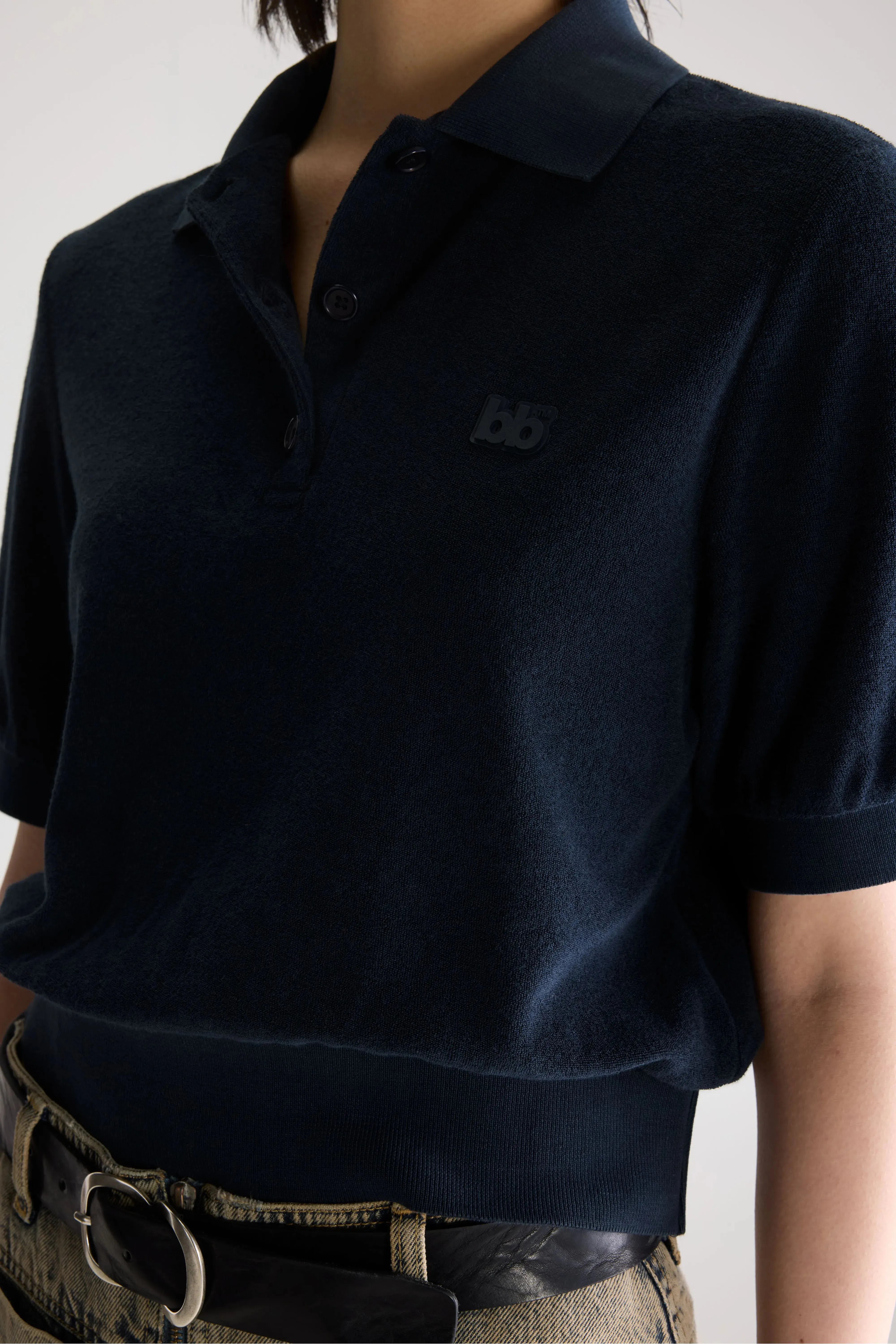 Crixus terry polo (261 / W / NAVY) sold by Bellrose product image thumbnail 5