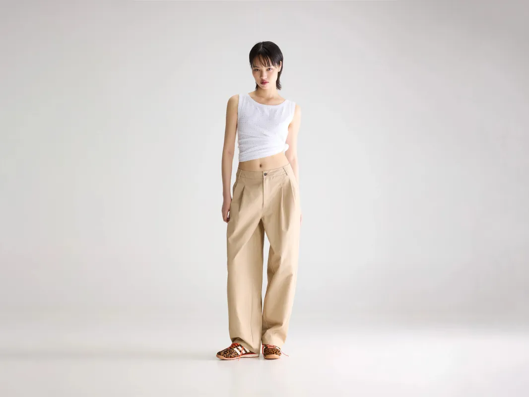Jimi tapered trousers (261 / W / CLAY) made by Bellerose