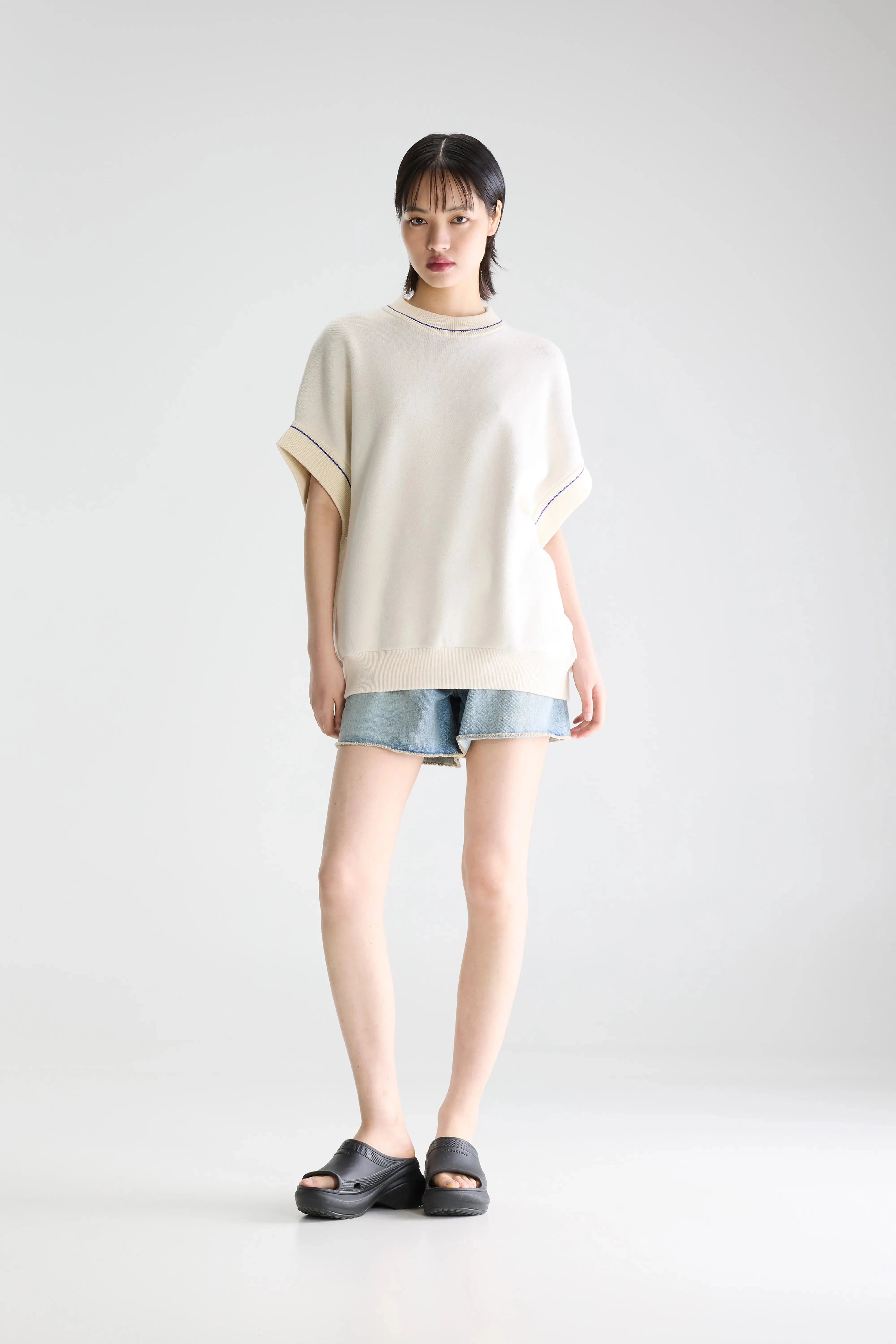 Angen sleeveless sweater (261 / W / MILKY WAY) sold by Bellrose product image thumbnail 3