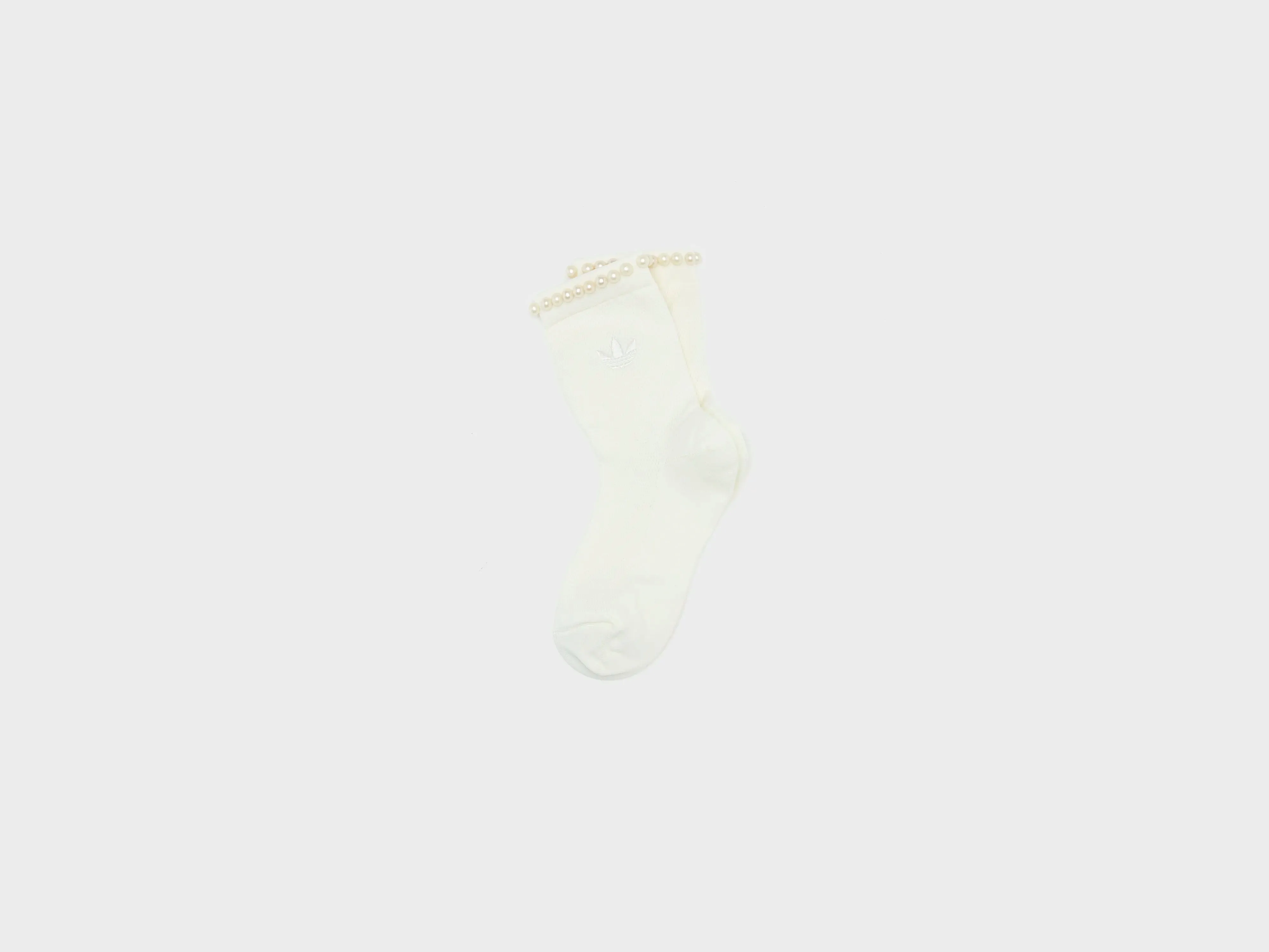 Pearls Crew Socks for Women (261 / W / OFF WHITE) sold by Bellrose