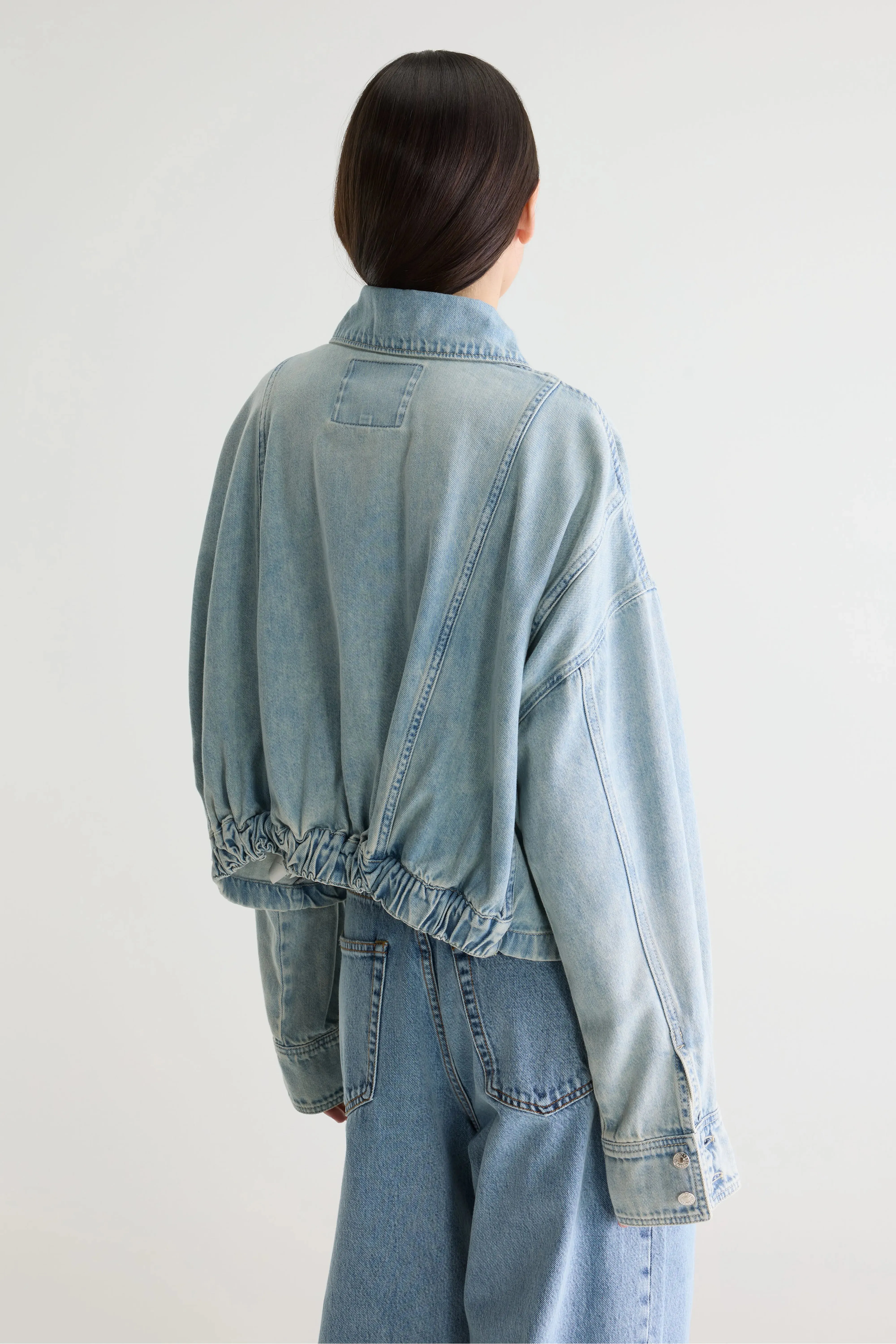 Pery denim overshirt (261 / W / LT BLUE BLEACH) sold by Bellrose product image thumbnail 4