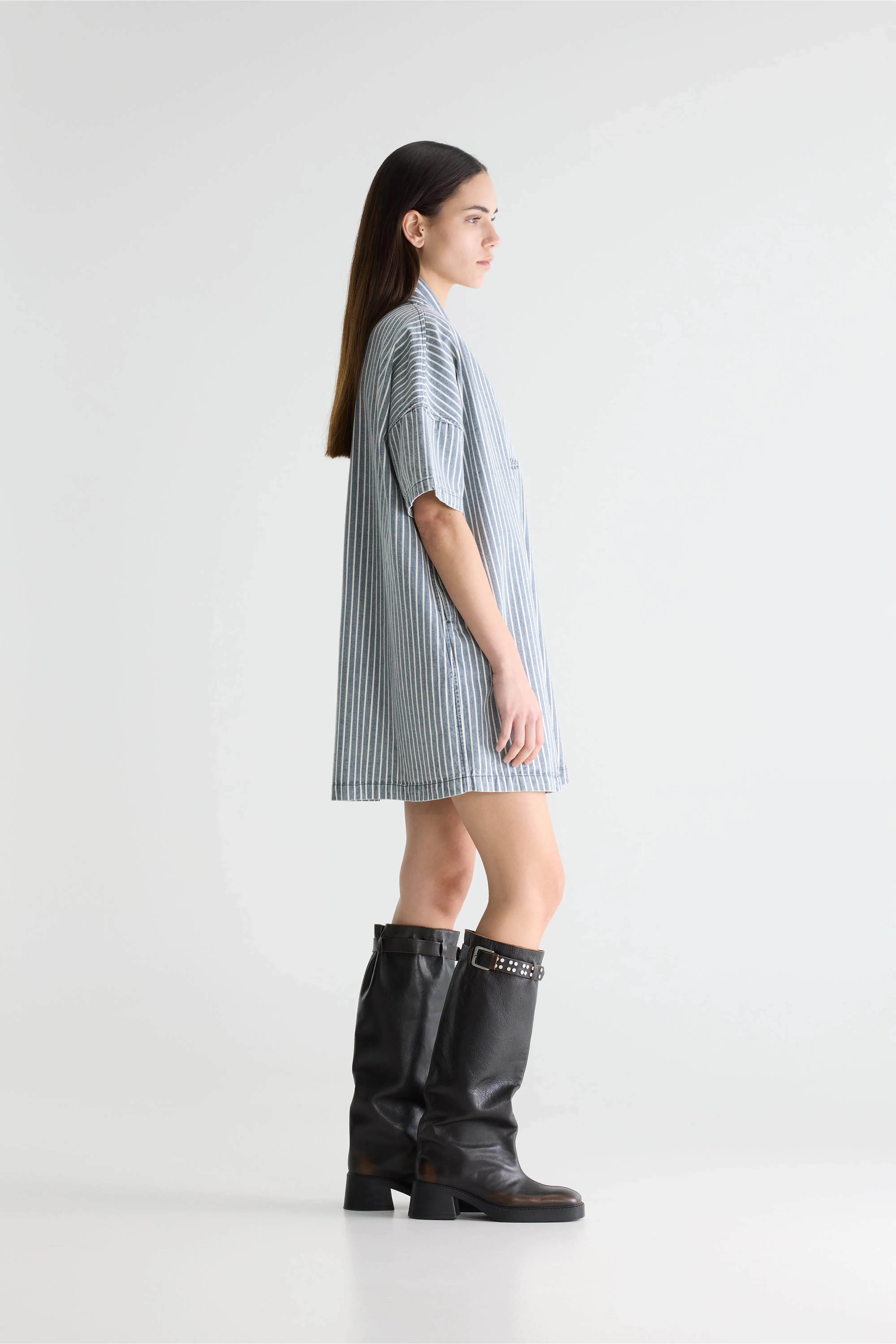 Pax denim dress (261 / W / STRIPE A) sold by Bellrose product image thumbnail 3