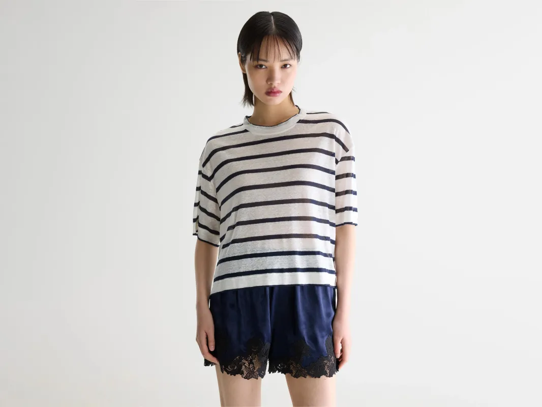 Vydel short-sleeve t-shirt (261 / W / STRIPE B) sold by Bellrose