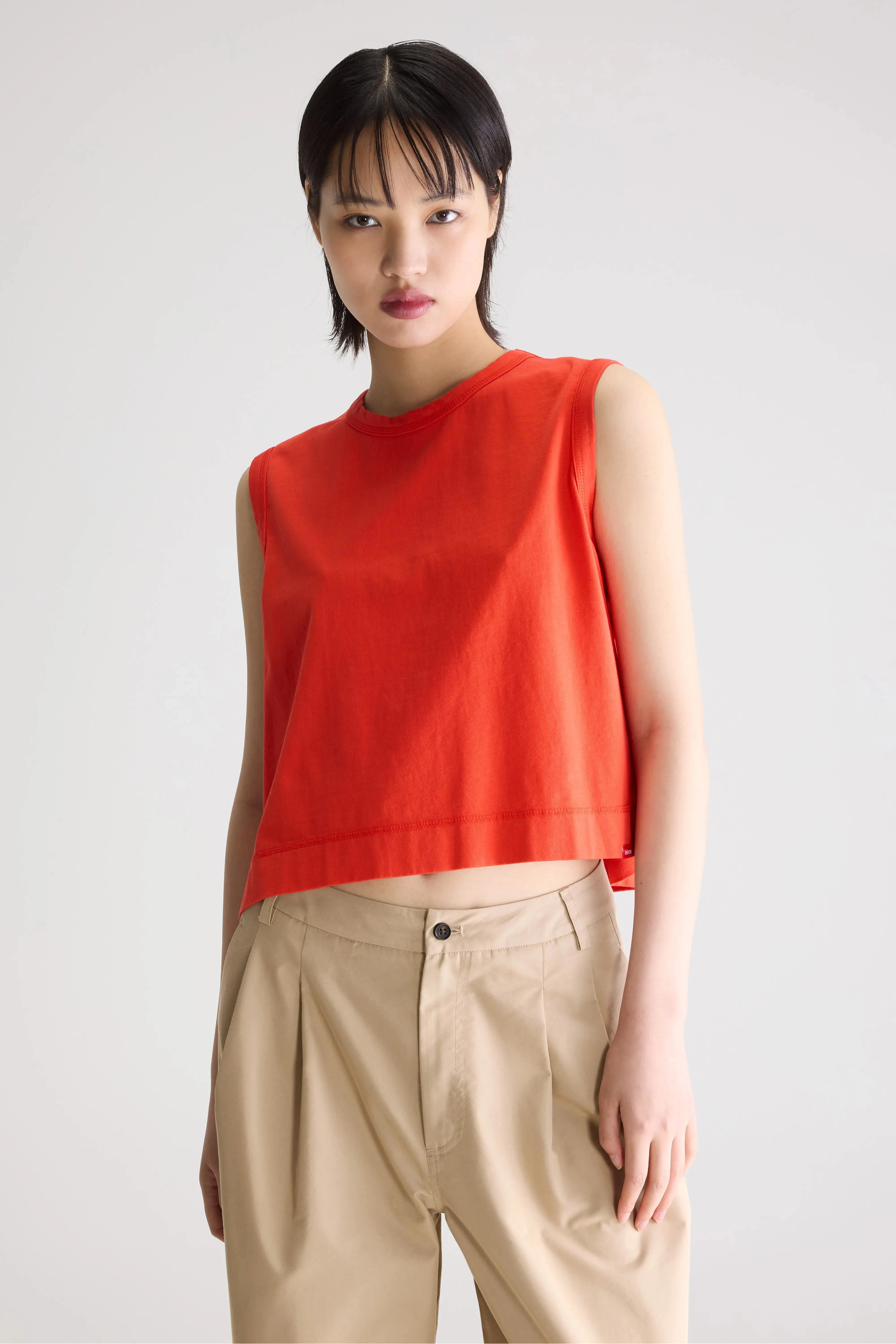 Cuare regular tank top (261 / W / MASSAI RED) sold by Bellrose product image thumbnail 2