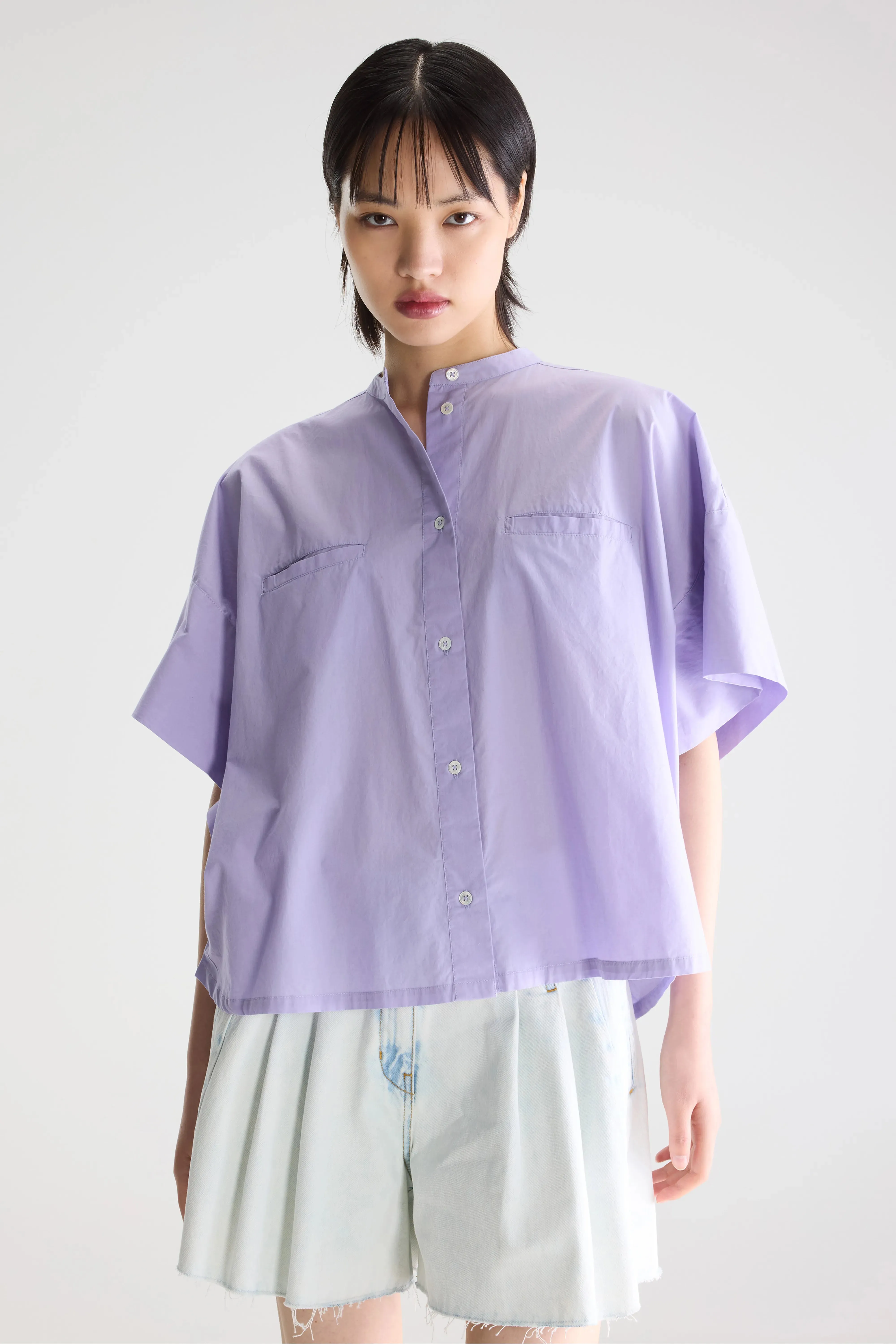 Cloe sleeveless shirt (261 / W / IRIS) sold by Bellrose product image thumbnail 2