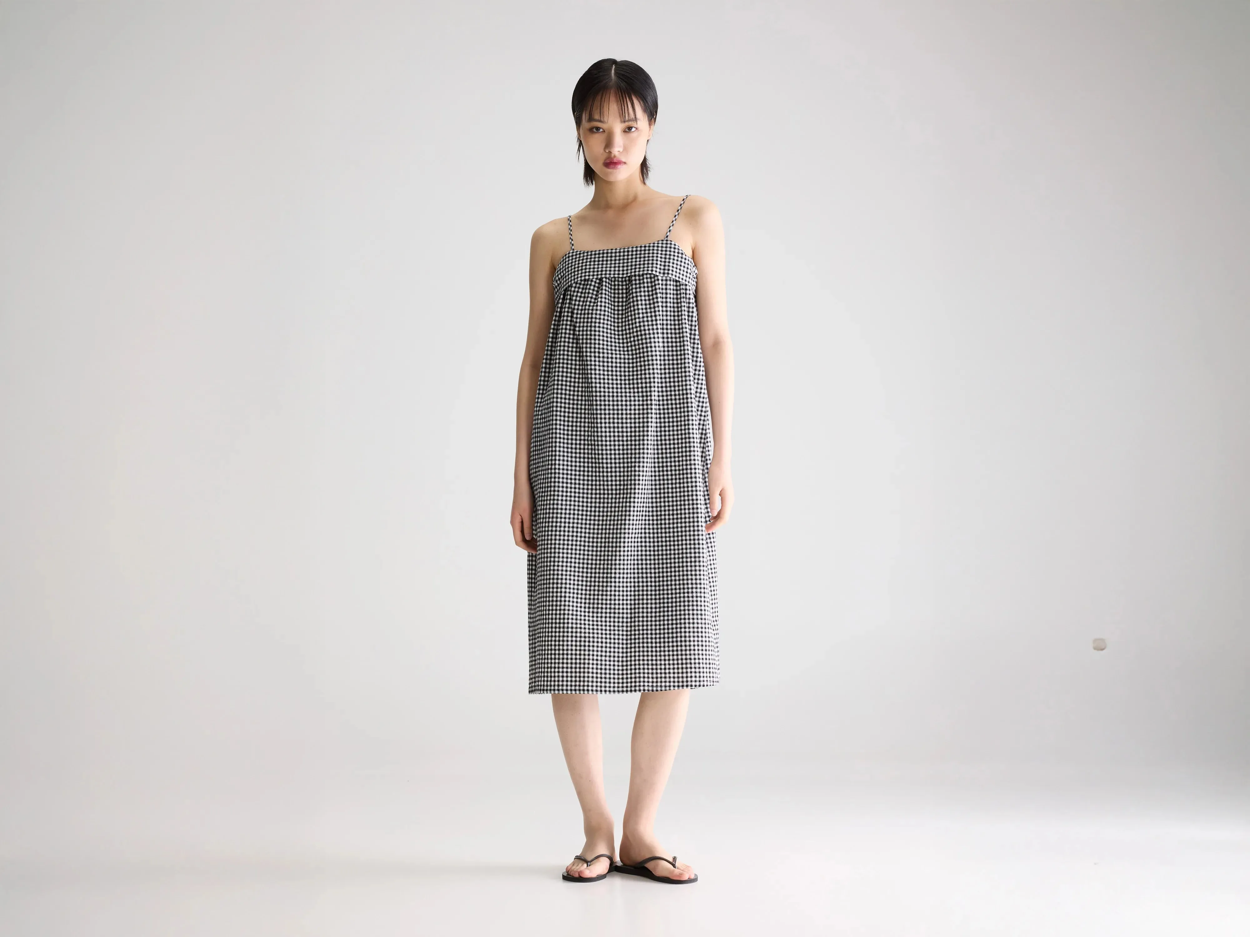 Tokyo midi dress (261 / W / CHECK A) sold by Bellrose