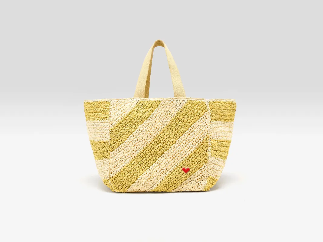 Ibias large handbag (261 / W / STRIPE A) made by Bellerose