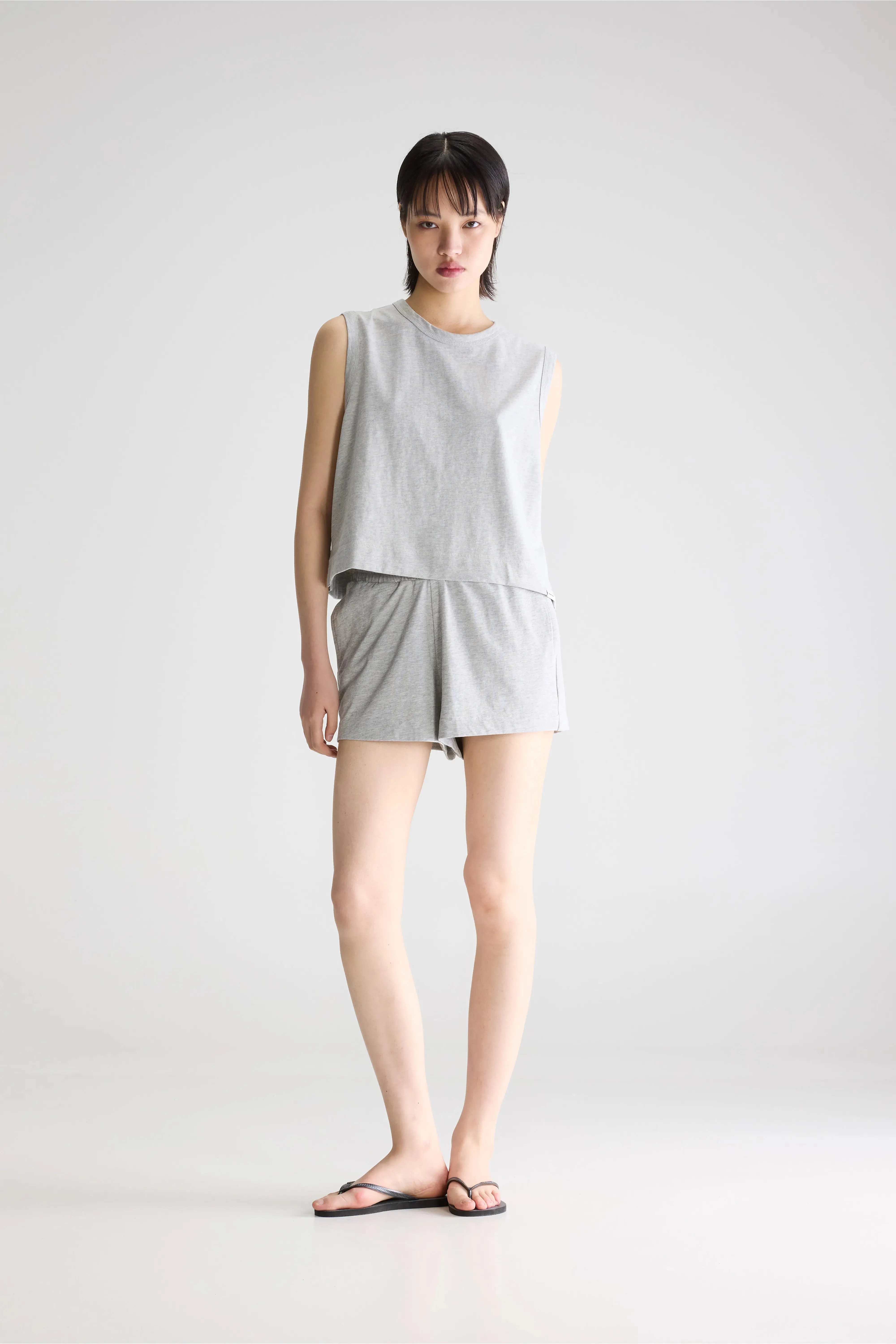 Cuare regular tank top (261 / W / H. GREY) sold by Bellrose product image thumbnail 3