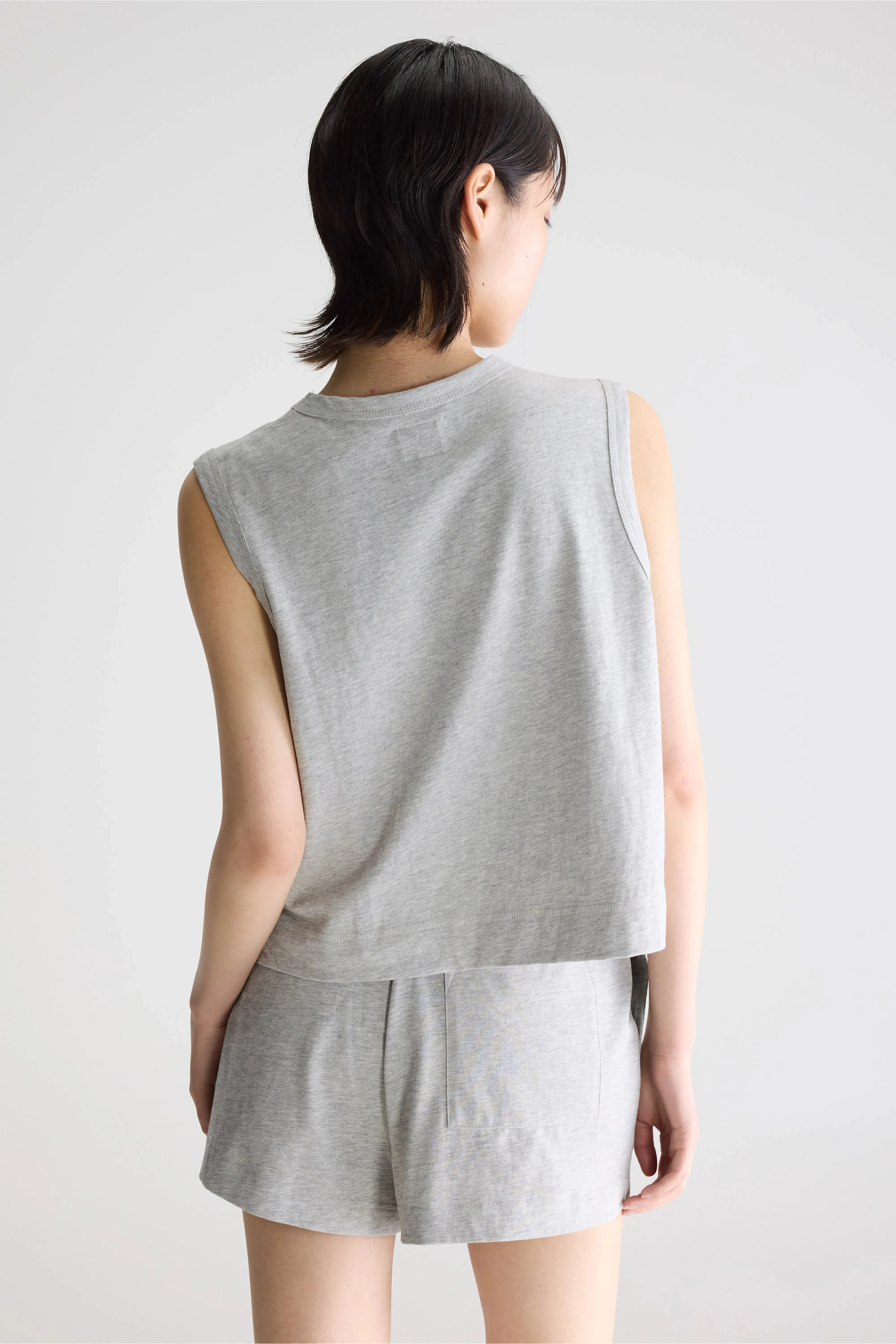 Cuare regular tank top (261 / W / H. GREY) sold by Bellrose product image thumbnail 4