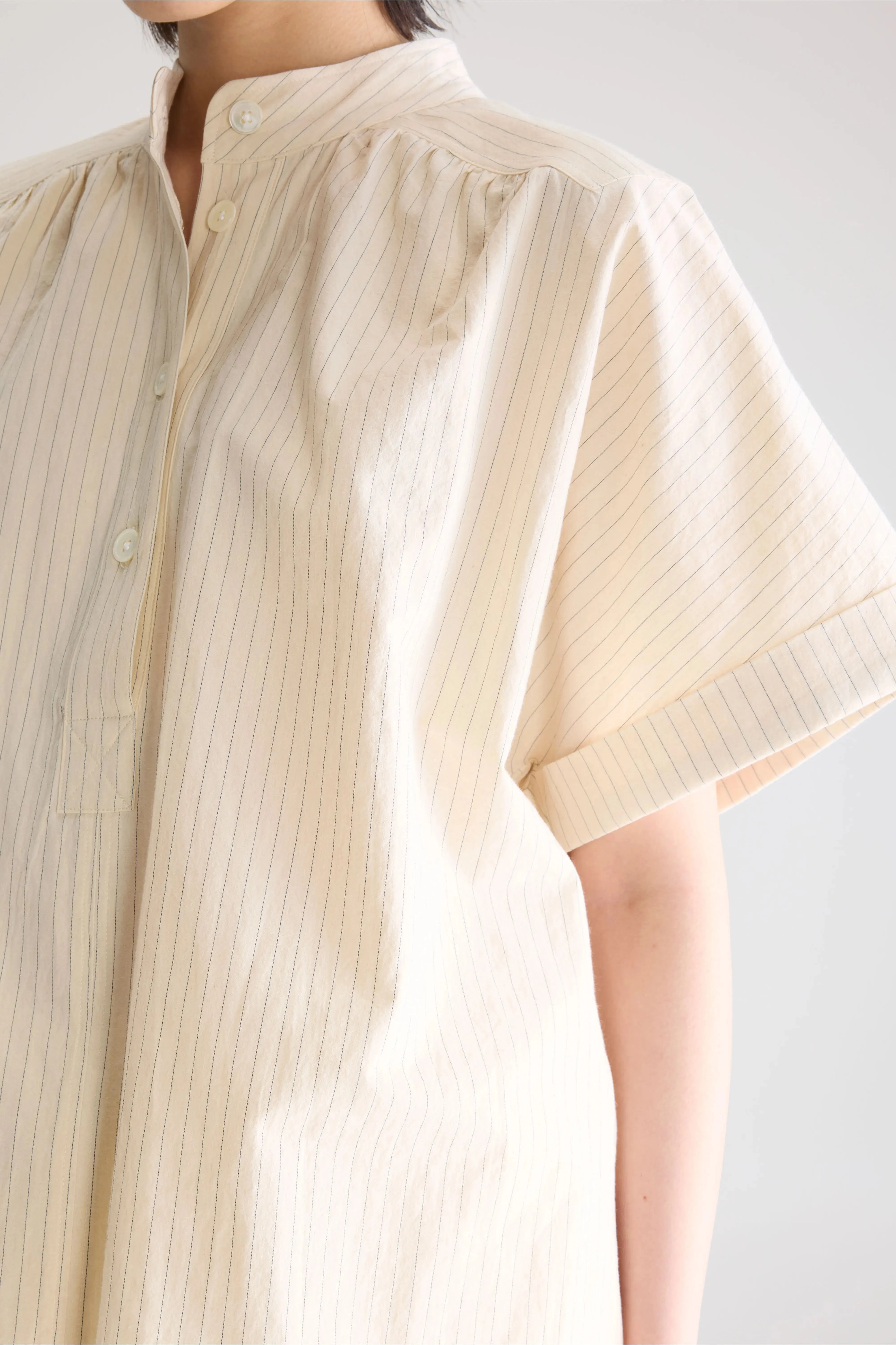 Pear short-sleeve blouse (261 / W / STRIPE A) sold by Bellrose product image thumbnail 5