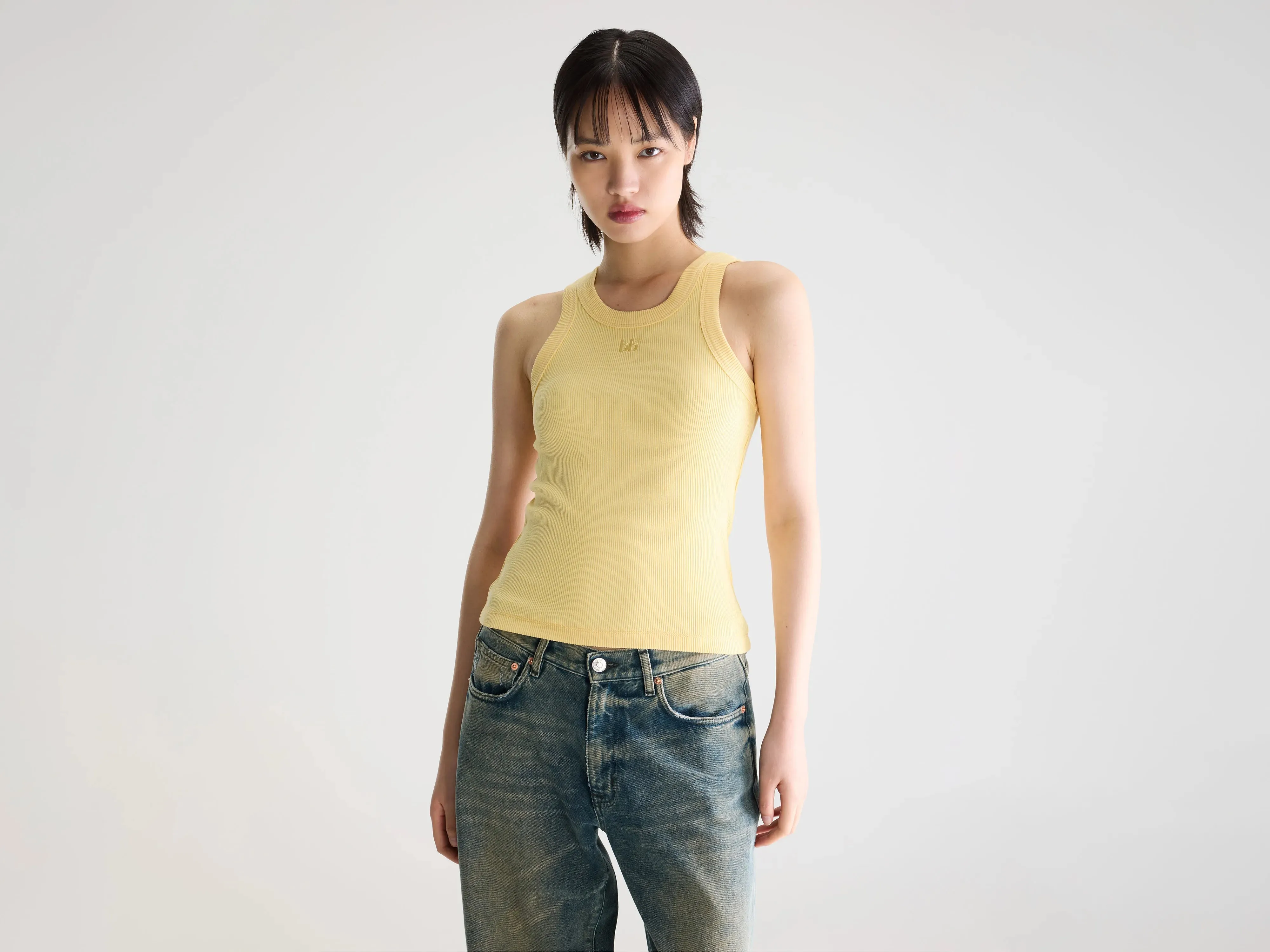 Fikas slim tank top (261 / W / PAILLE) sold by Bellrose