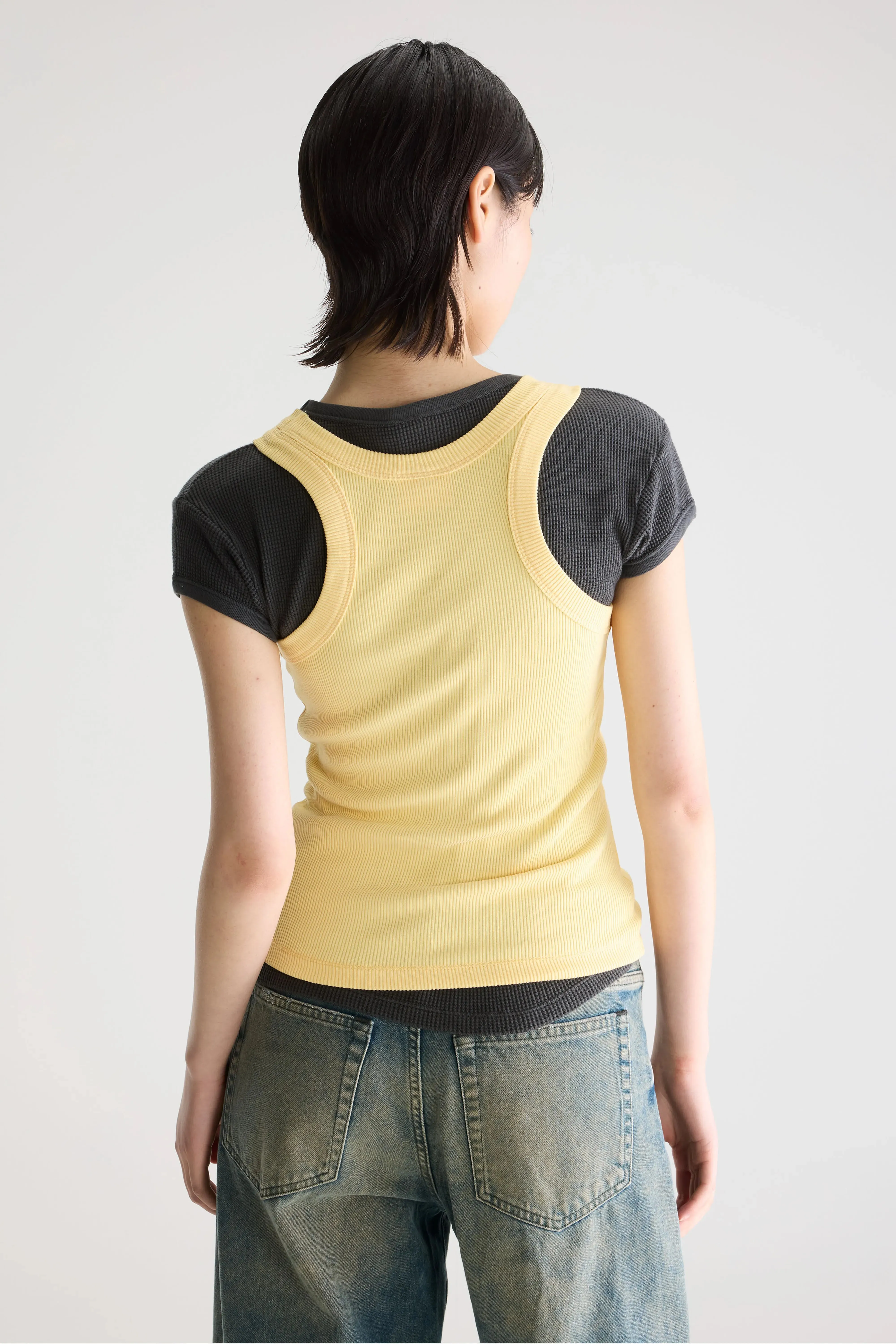 Fikas slim tank top (261 / W / PAILLE) sold by Bellrose product image thumbnail 4