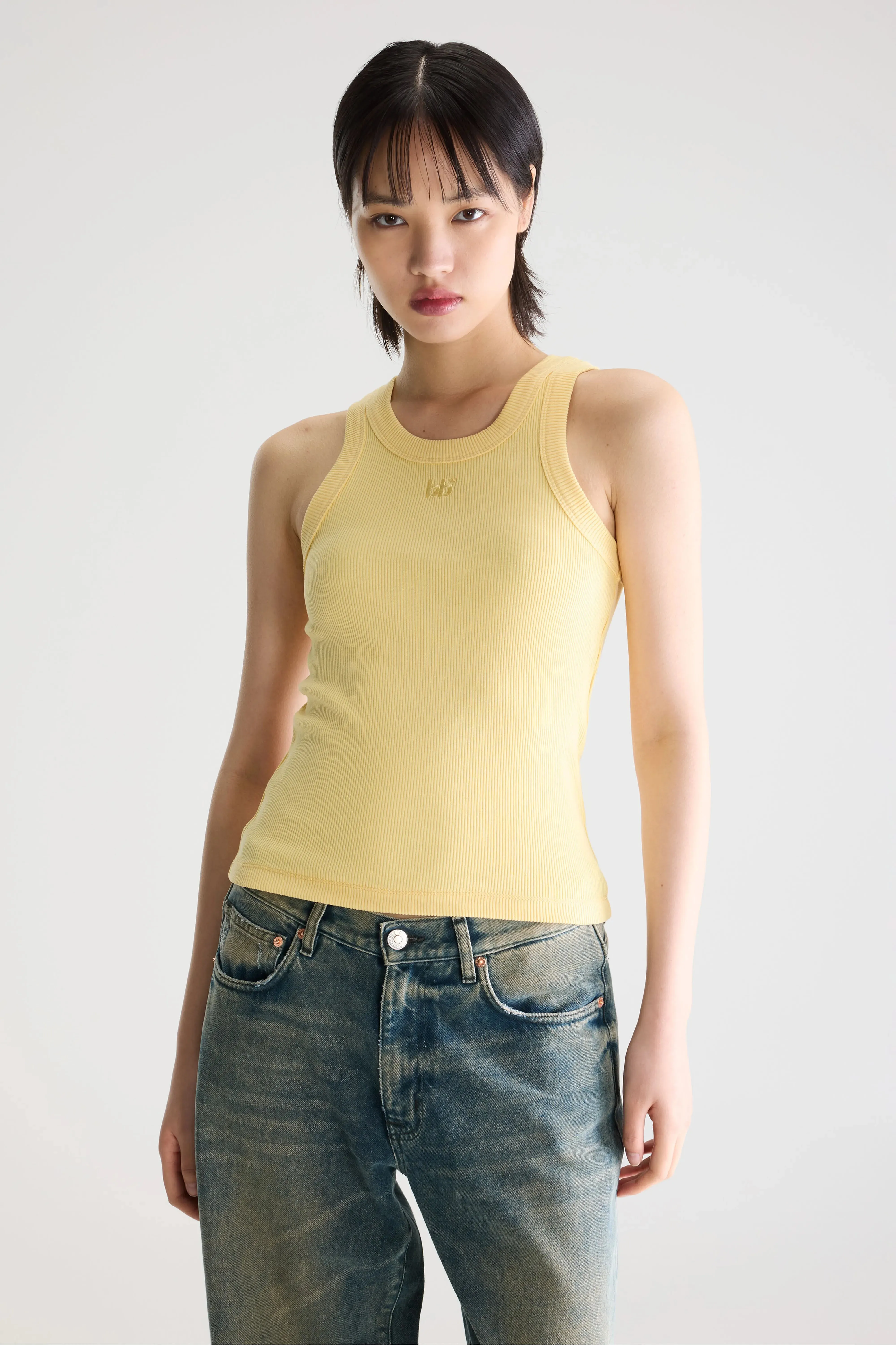 Fikas slim tank top (261 / W / PAILLE) sold by Bellrose product image thumbnail 2