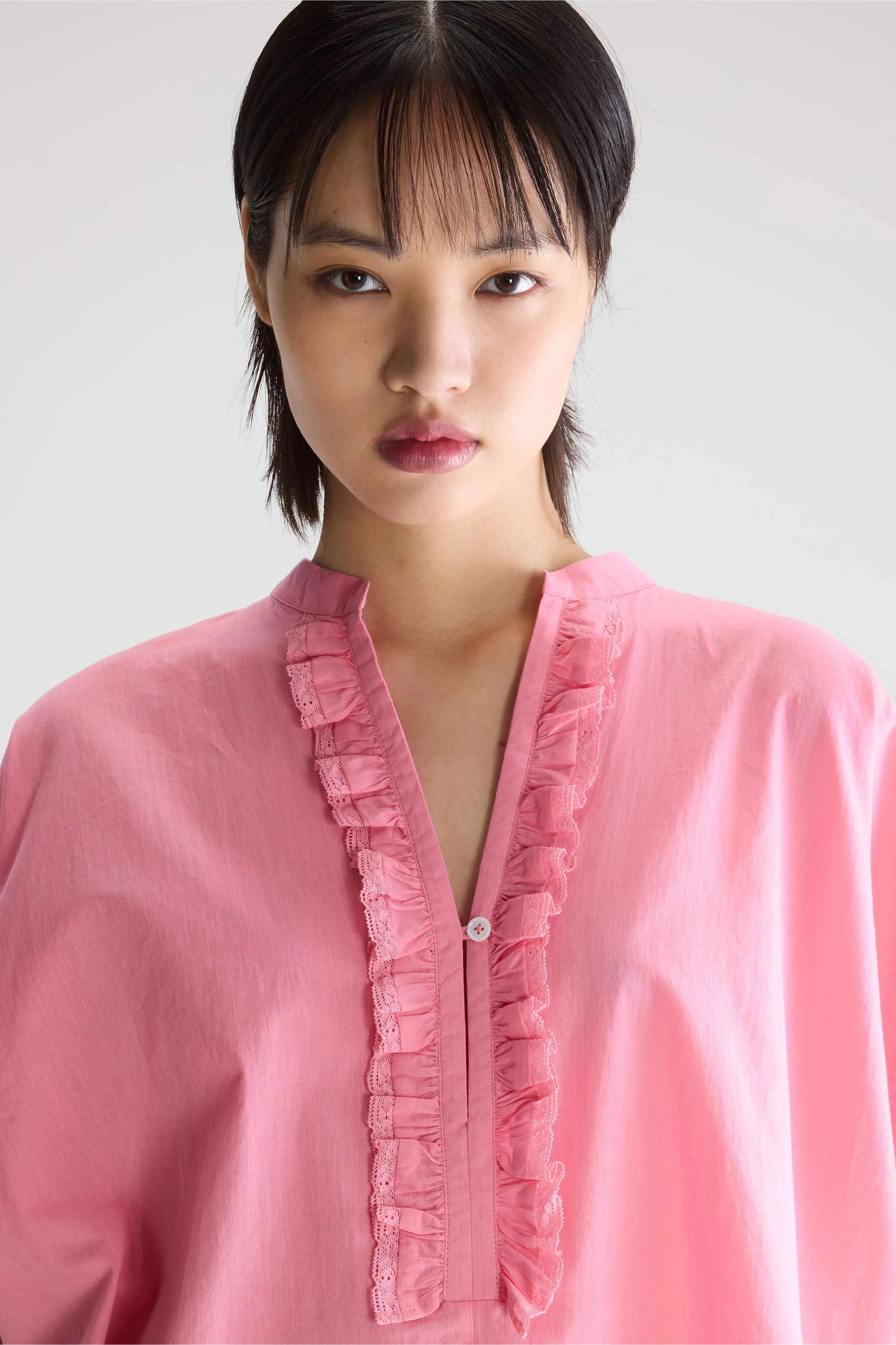 Dahlia ruffled blouse (261 / W / GERANIUM) sold by Bellrose product image thumbnail 5