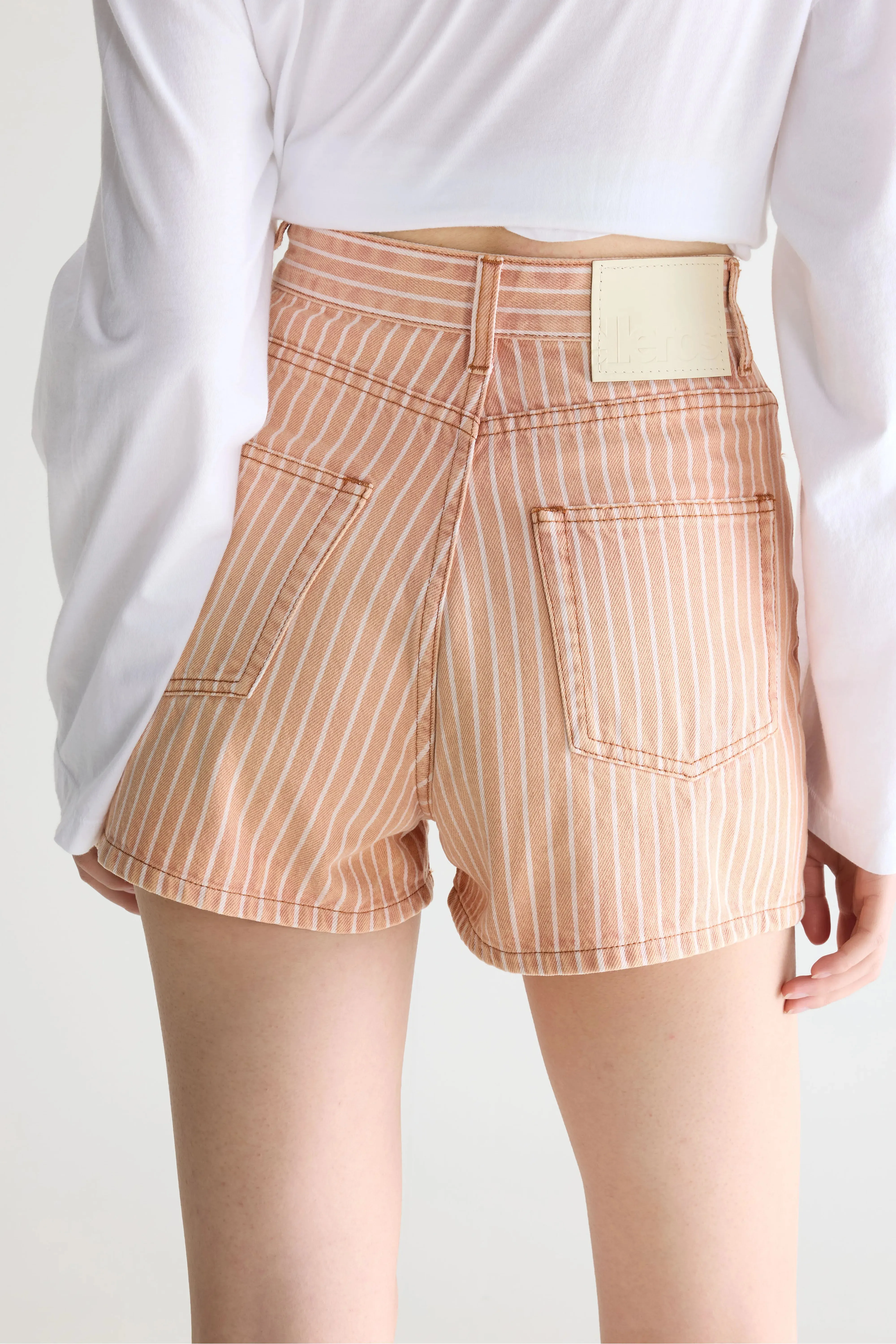 Party wide denim shorts (261 / W / STRIPE E) sold by Bellrose product image thumbnail 5
