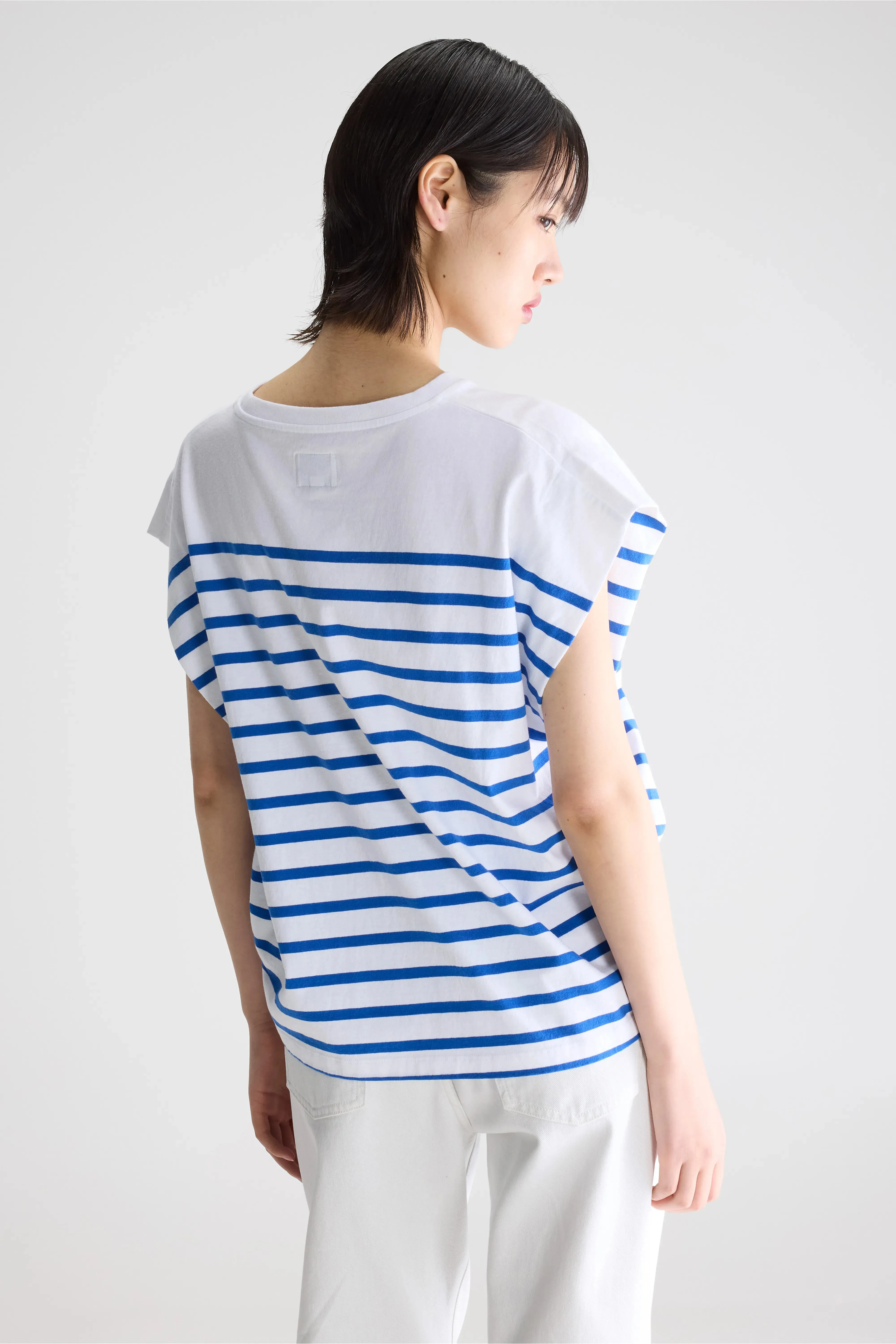 Vice sleeveless t-shirt (261 / W / STRIPE A) sold by Bellrose product image thumbnail 4