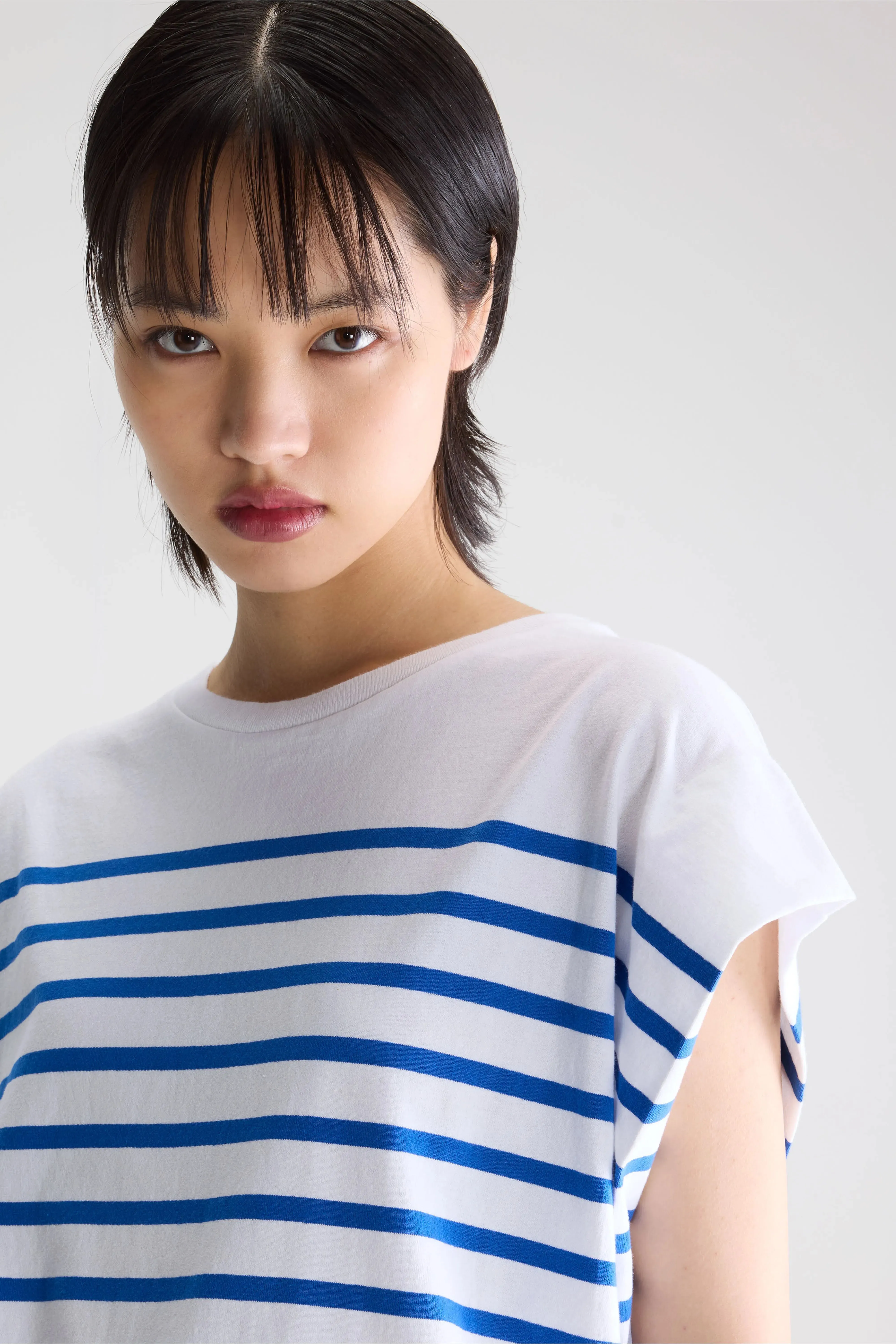 Vice sleeveless t-shirt (261 / W / STRIPE A) sold by Bellrose product image thumbnail 5