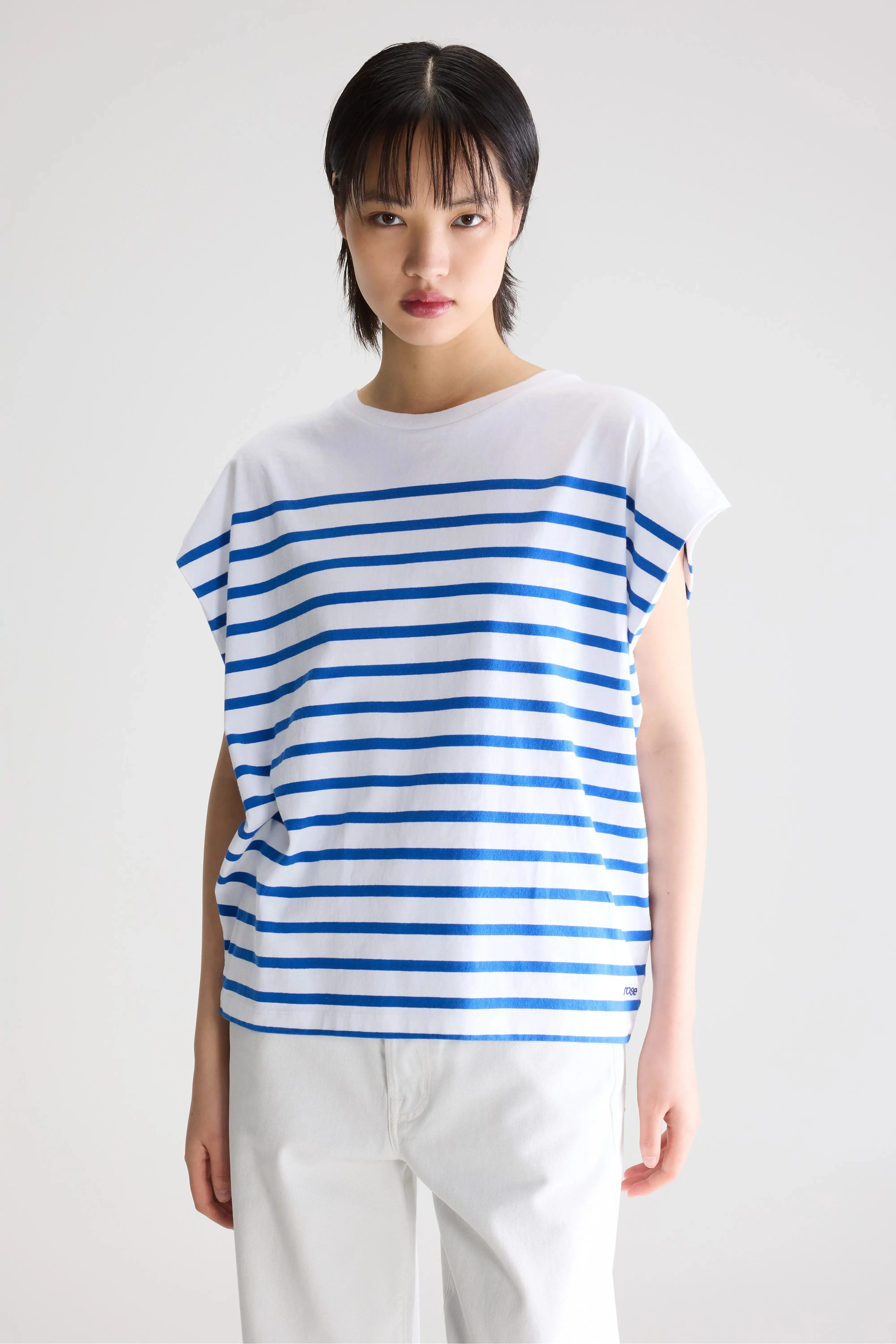 Vice sleeveless t-shirt (261 / W / STRIPE A) sold by Bellrose product image thumbnail 2