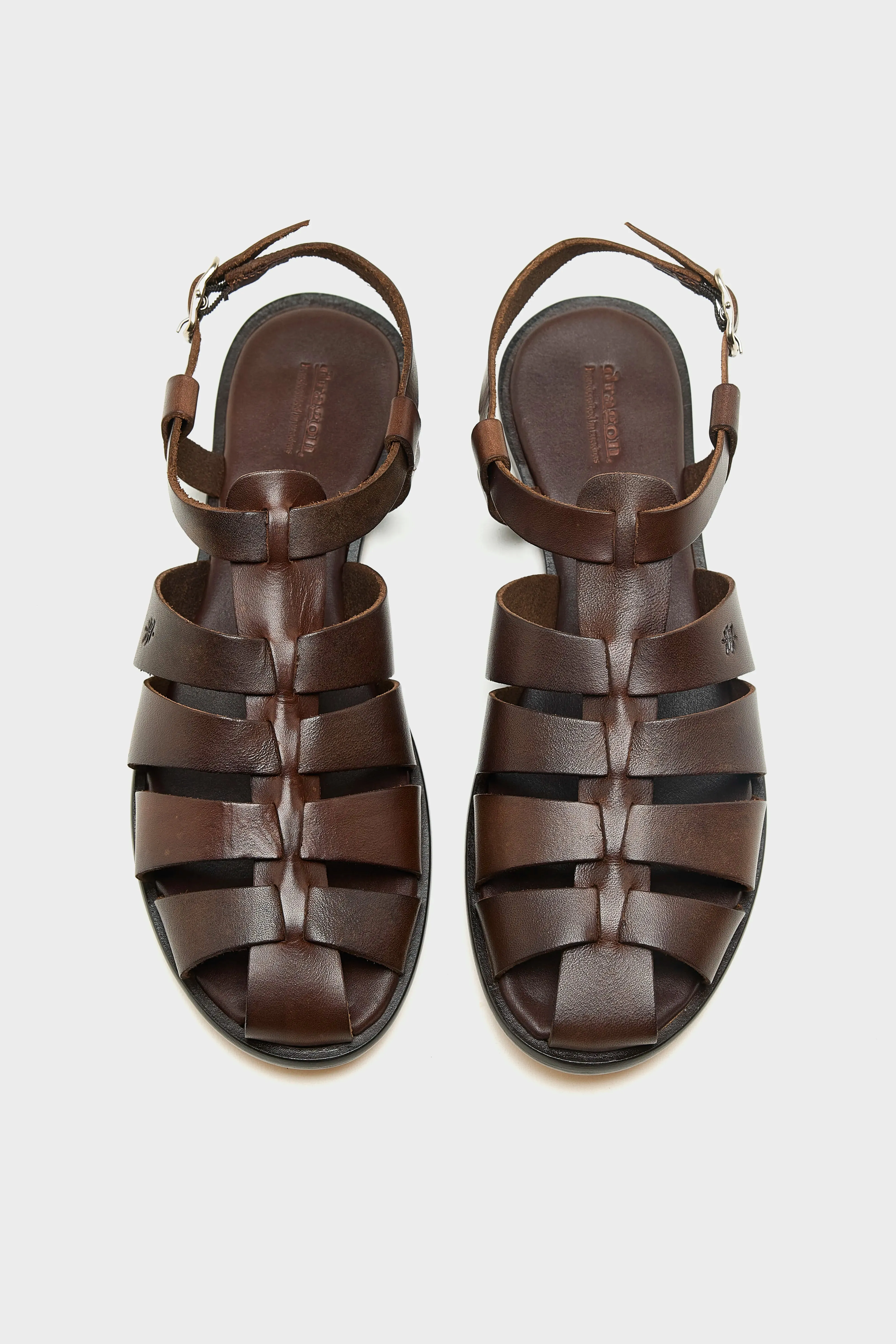 Pescador Leather Sandals (261 / W / DARK BROWN) sold by Bellrose product image thumbnail 4