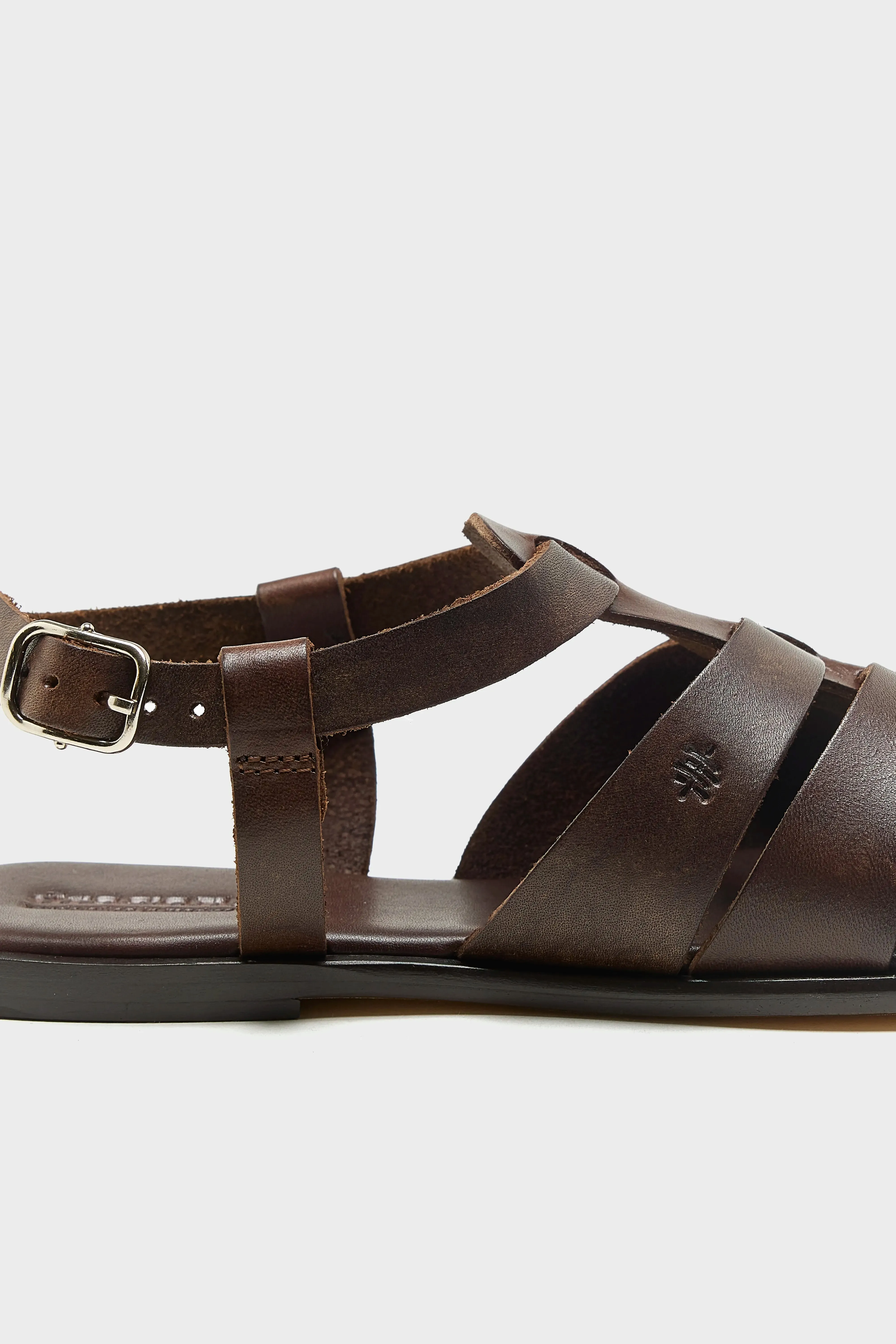 Pescador Leather Sandals (261 / W / DARK BROWN) sold by Bellrose product image thumbnail 5