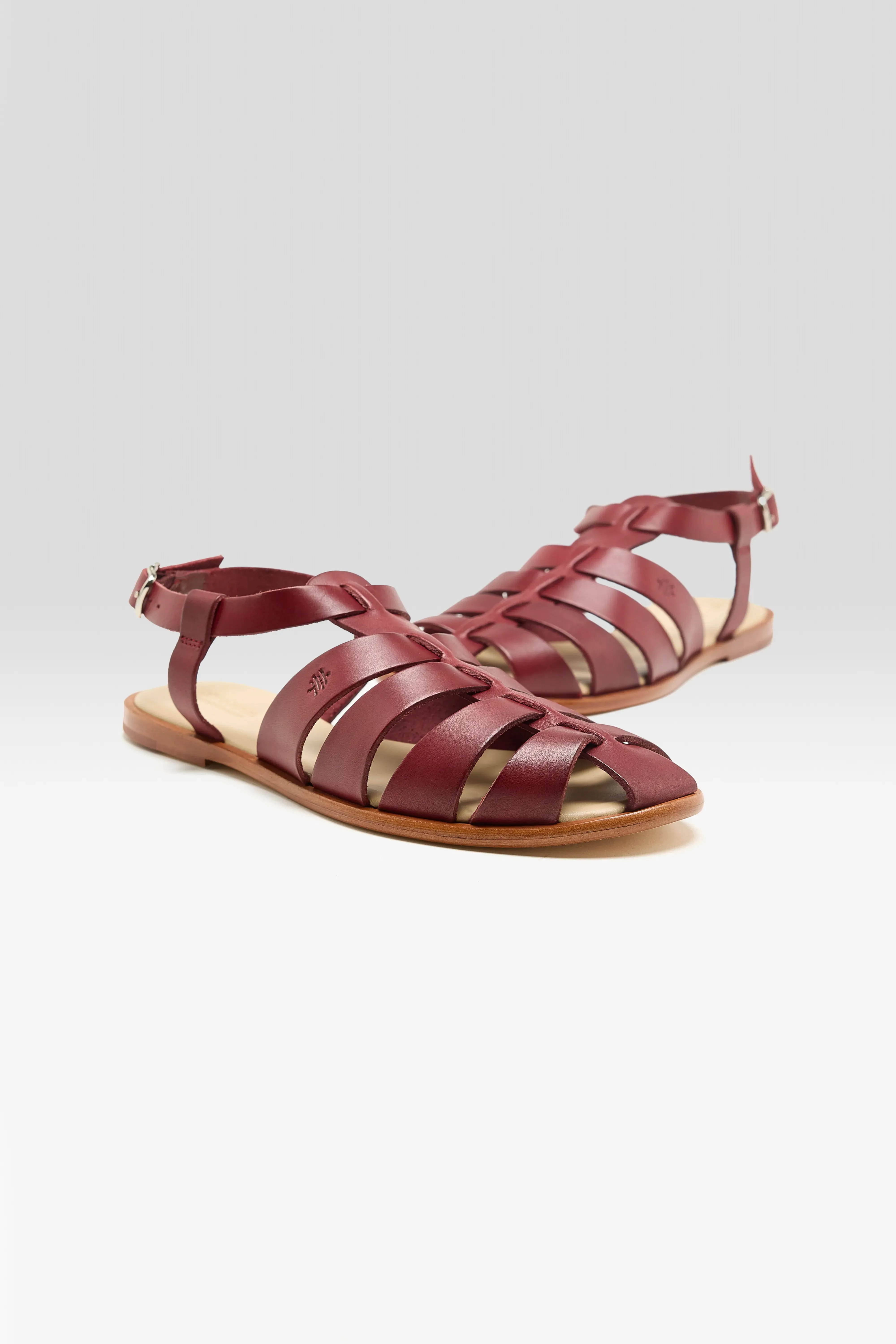 Pescador Leather Sandals (261 / W / BORDEAUX) sold by Bellrose product image thumbnail 3
