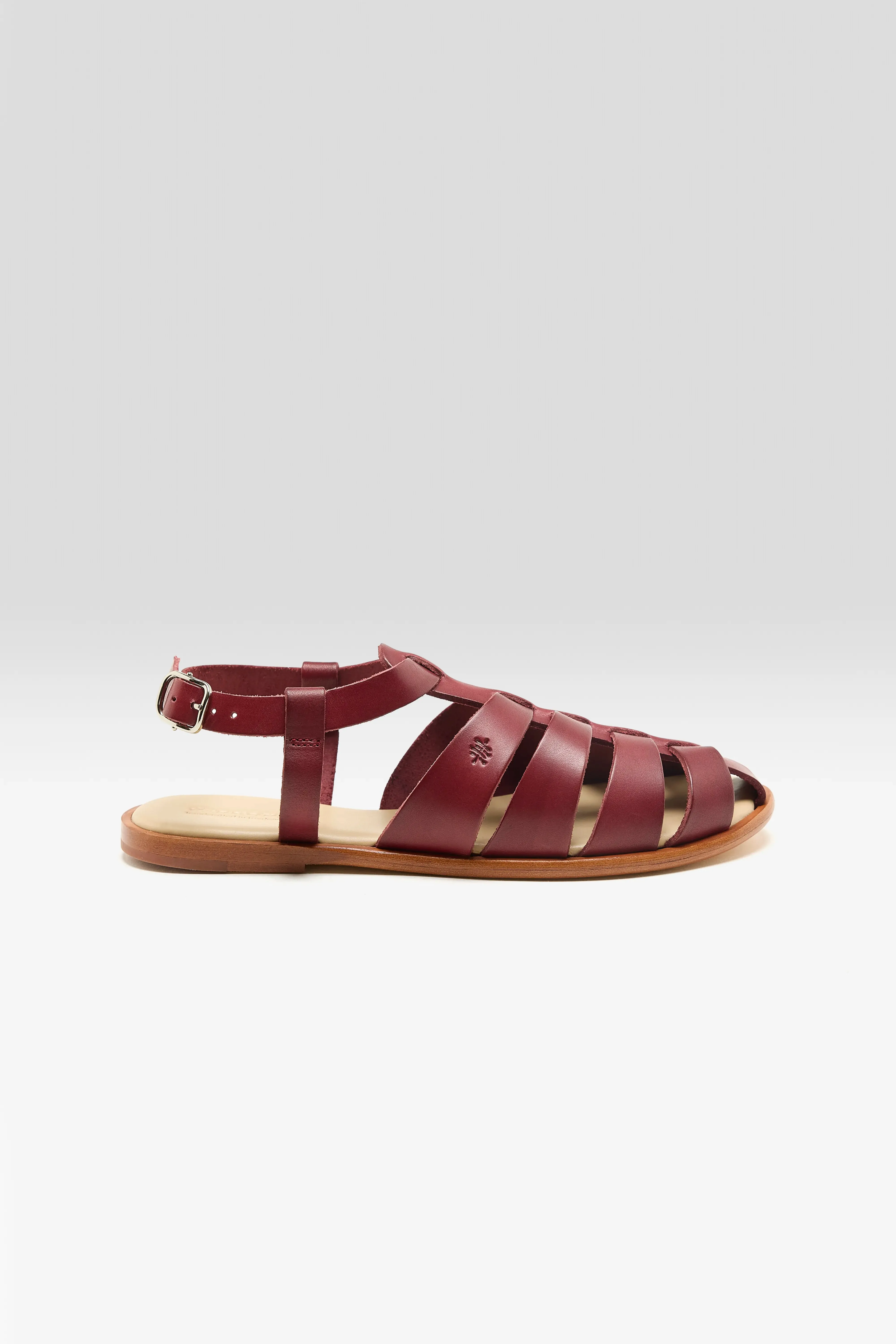 Pescador Leather Sandals (261 / W / BORDEAUX) sold by Bellrose product image thumbnail 2