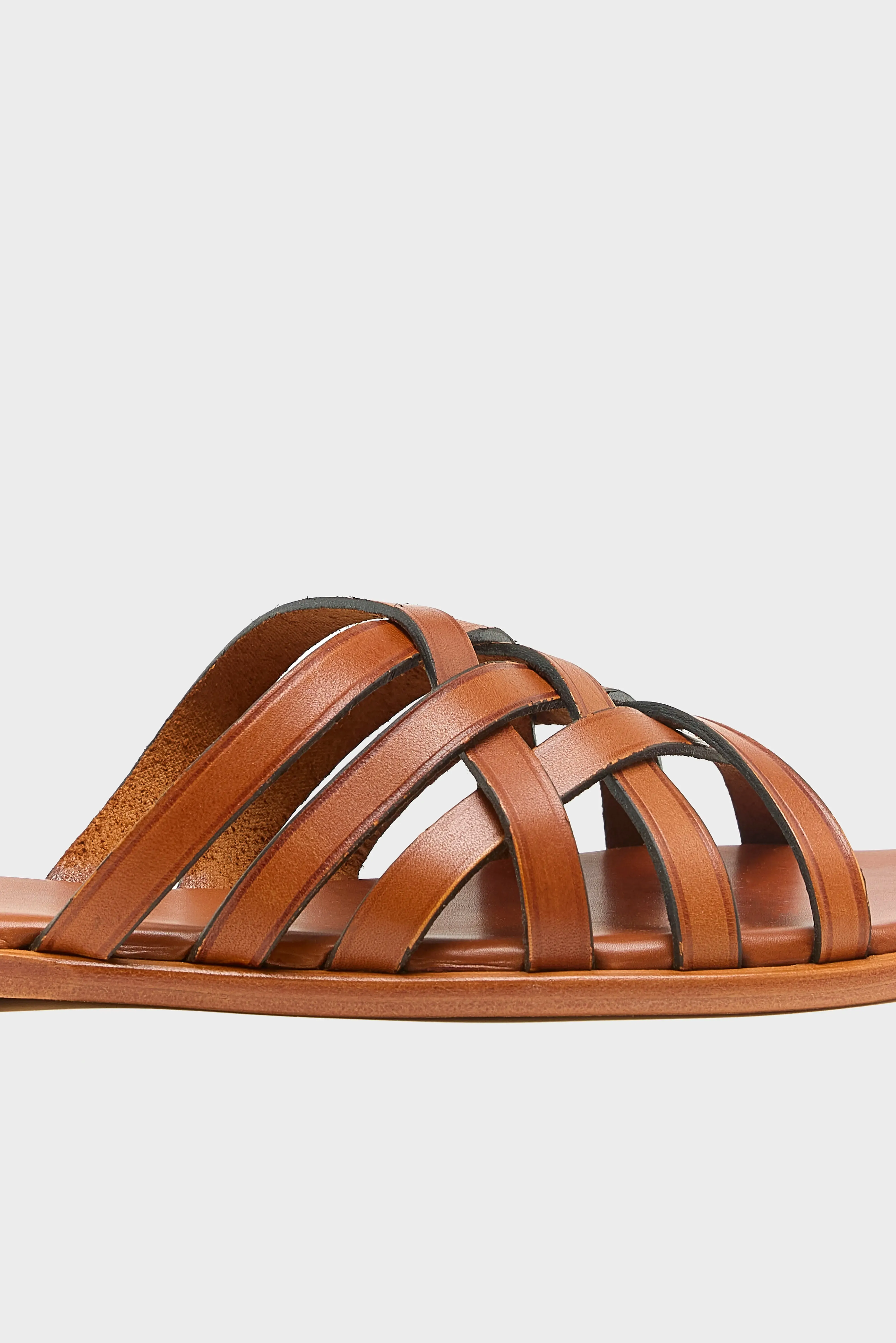 Cross Leather Sandals (261 / W / BROWN) sold by Bellrose product image thumbnail 5