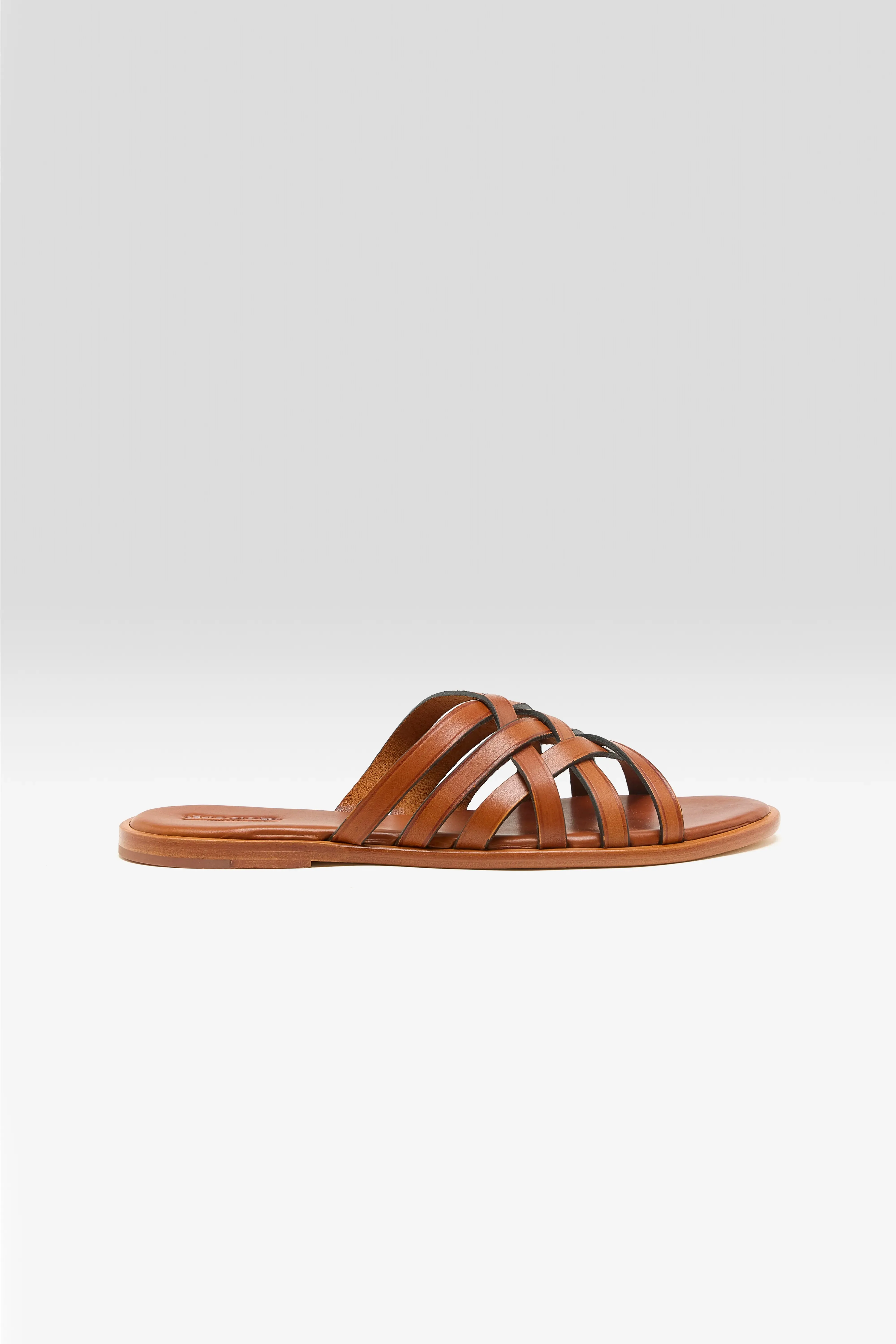 Cross Leather Sandals (261 / W / BROWN) sold by Bellrose product image thumbnail 2