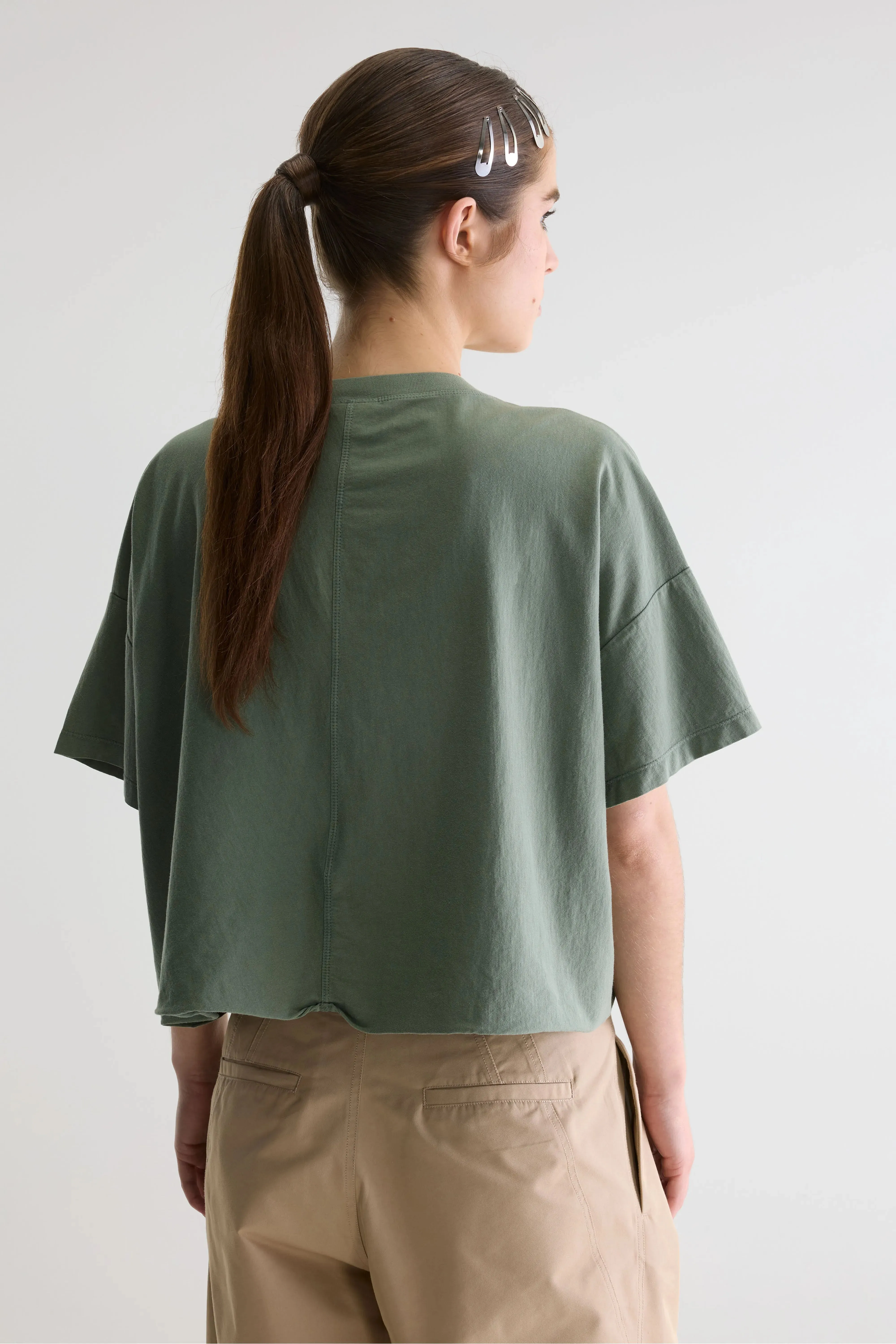Farpy cropped t-shirt (261 / W / THYME) sold by Bellrose product image thumbnail 4