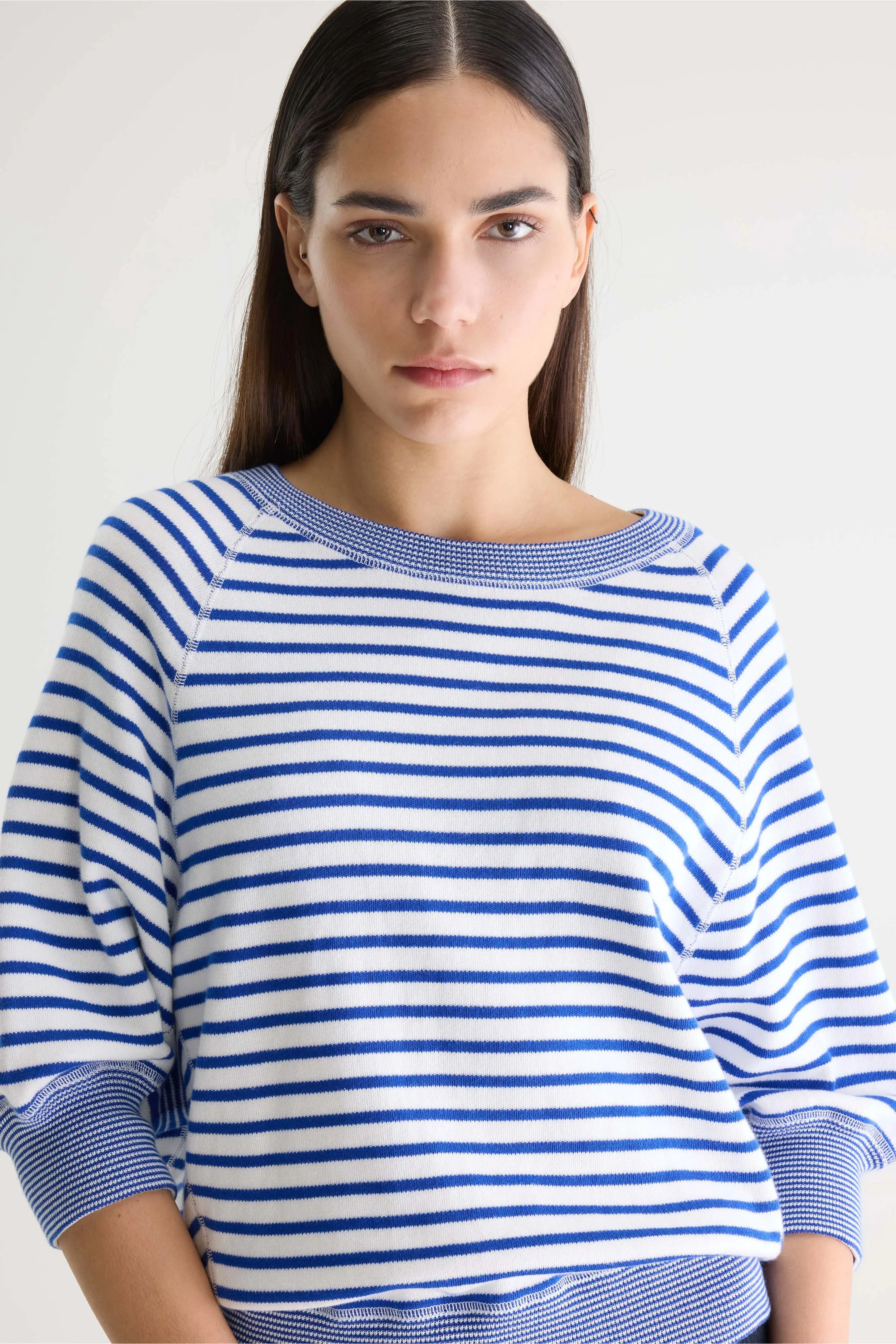 Anglet crewneck sweater (252 / W / STRIPE A) sold by Bellrose product image thumbnail 5