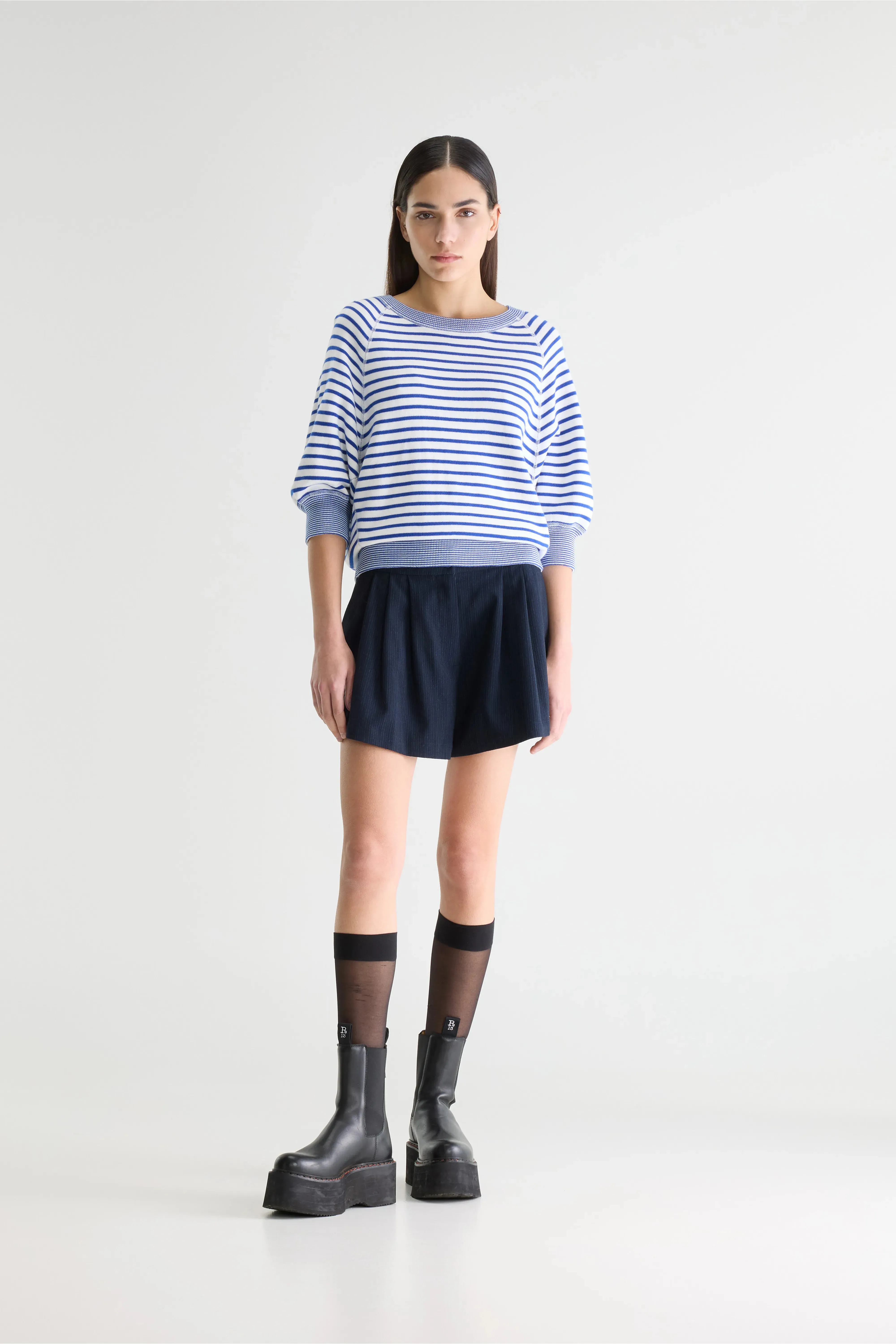 Anglet crewneck sweater (252 / W / STRIPE A) sold by Bellrose product image thumbnail 3