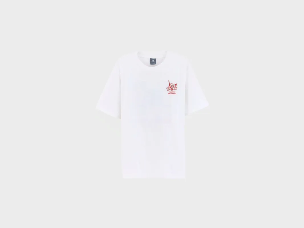 Ramen T-Shirt (261 / M / WHITE) made by New Balance