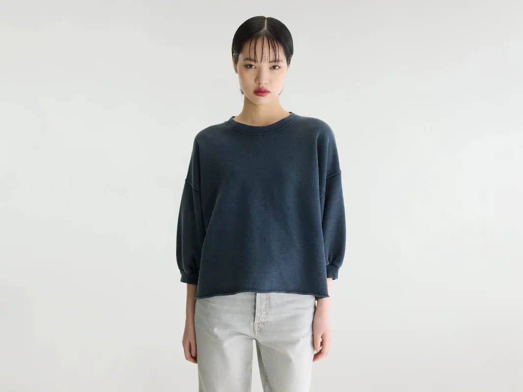 Vicske crewneck sweatshirt (262 / W / NAVY) made by Bellerose
