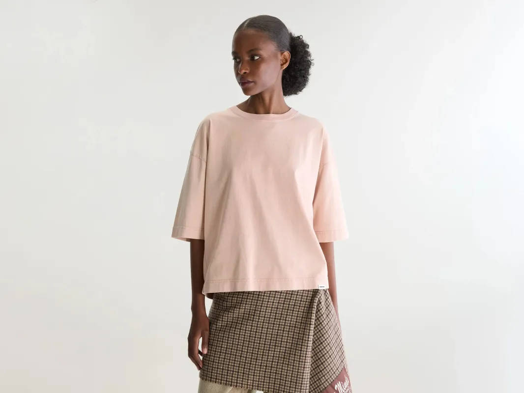 Fiores short-sleeve t-shirt (262 / W / DUSTY ROSE) made by Bellerose