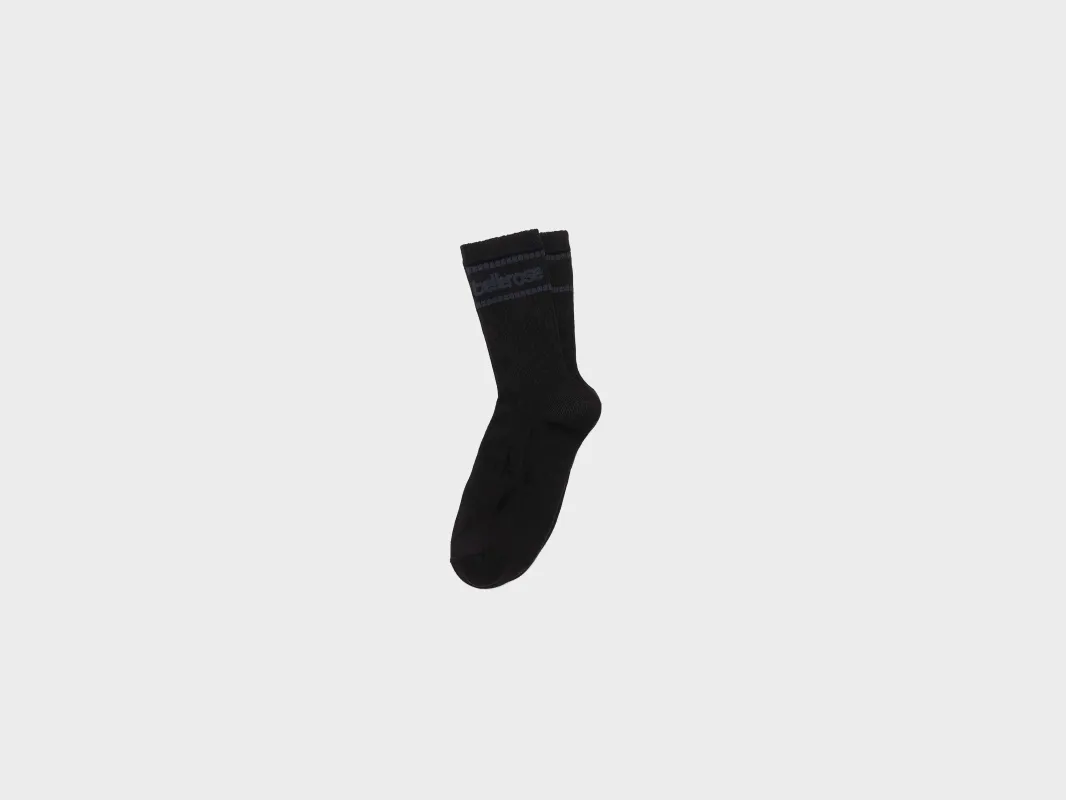 Vrel crew socks (262 / U / BLACK) made by Bellerose