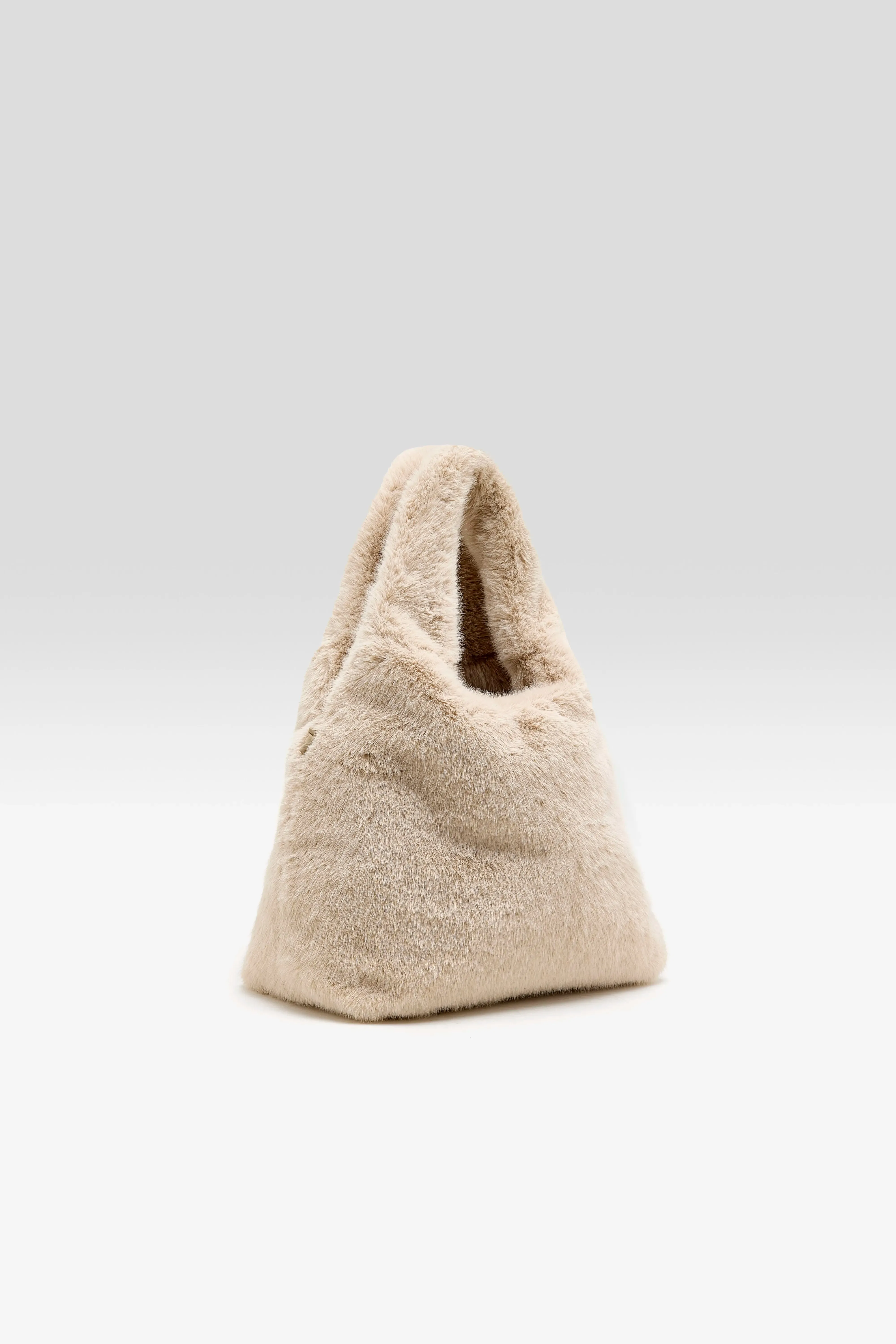 Helga faux-fur handbag (262 / W / STONE) sold by Bellrose product image thumbnail 5
