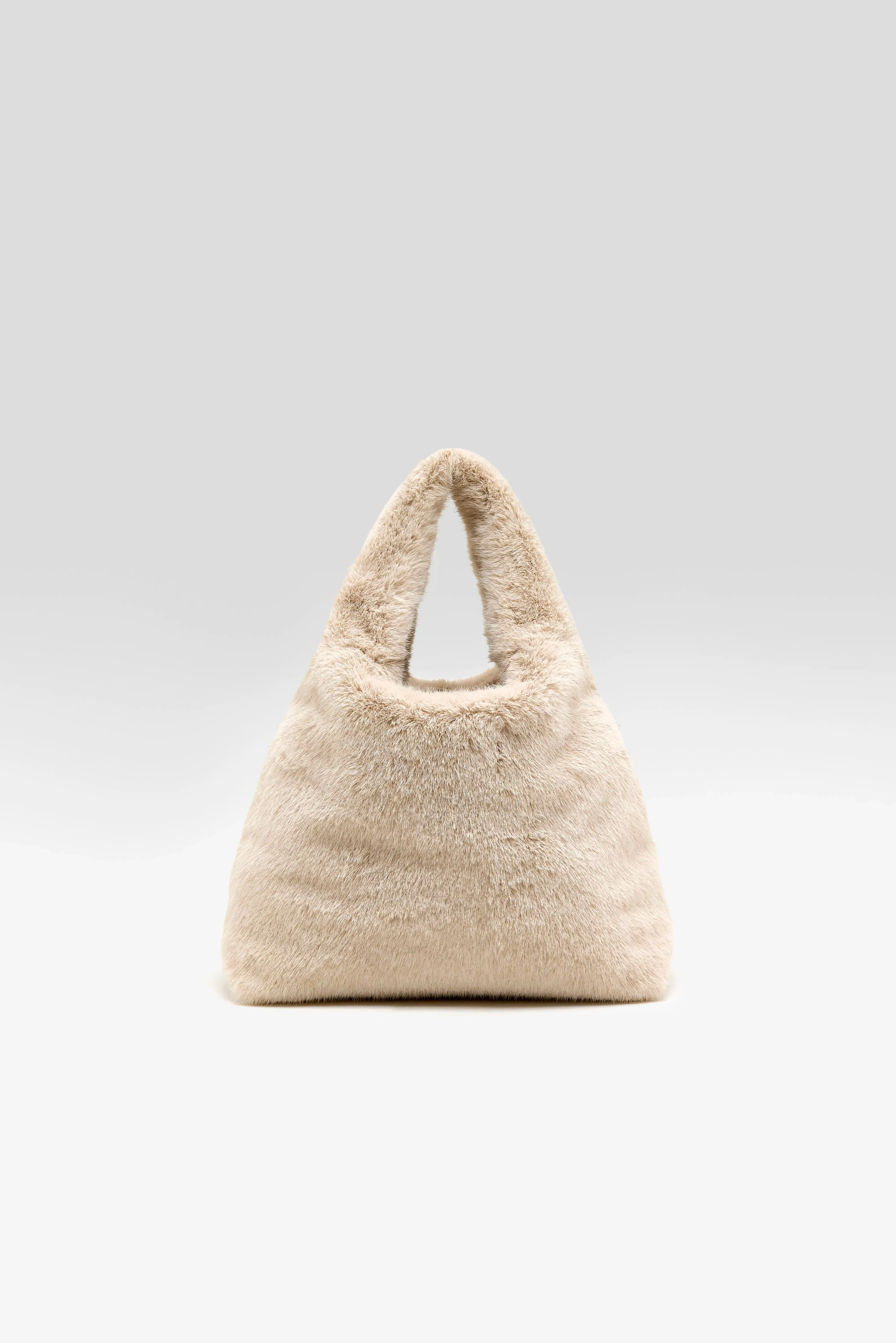 Helga faux-fur handbag (262 / W / STONE) sold by Bellrose product image thumbnail 2