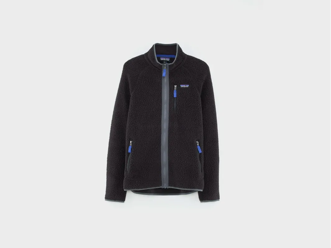 Men's Retro Pile Fleece Jacket (252 / M / BLACK) made by Patagonia
