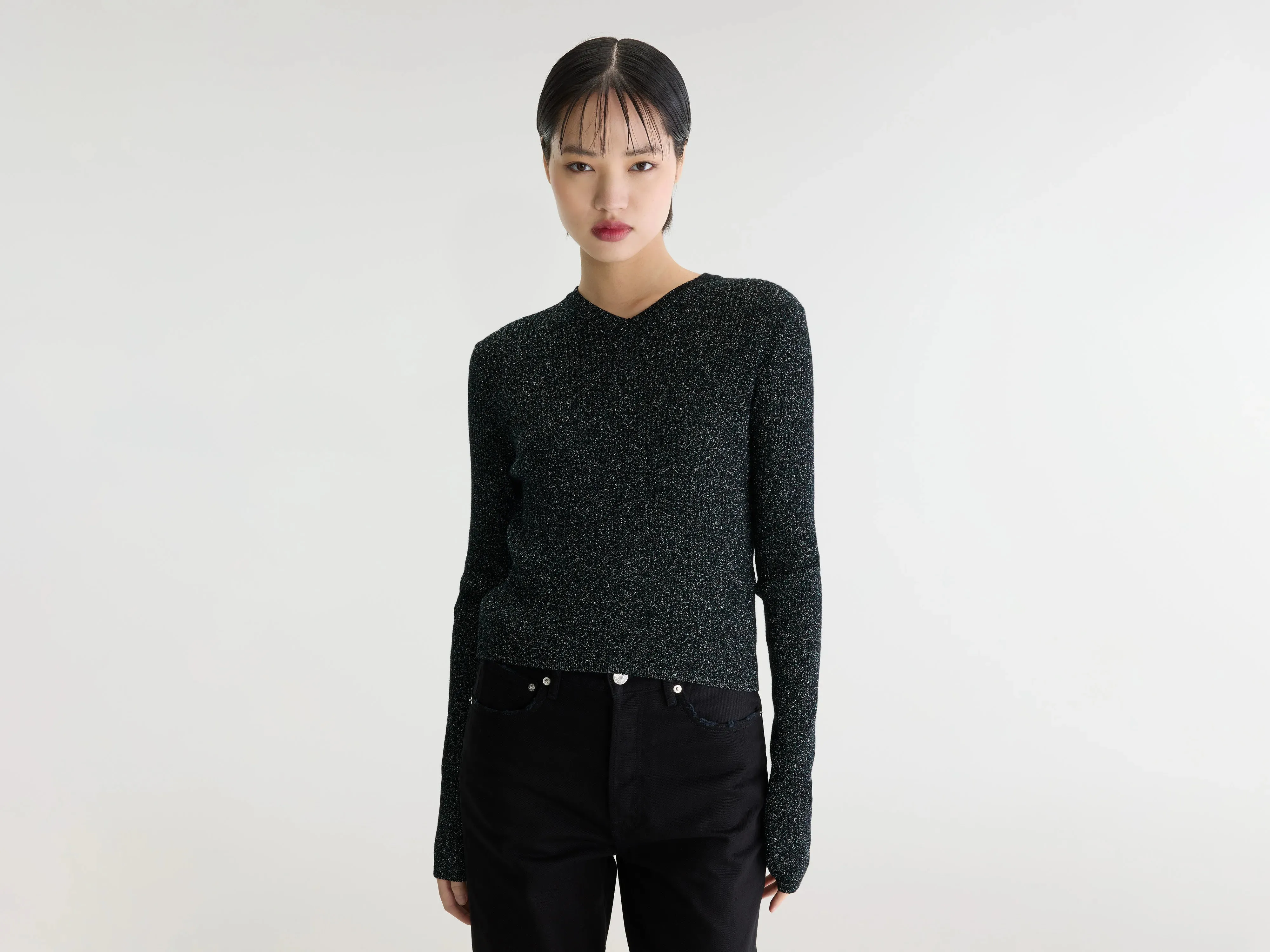 Laiu slim sweater (262 / W / BLACK) sold by Bellrose