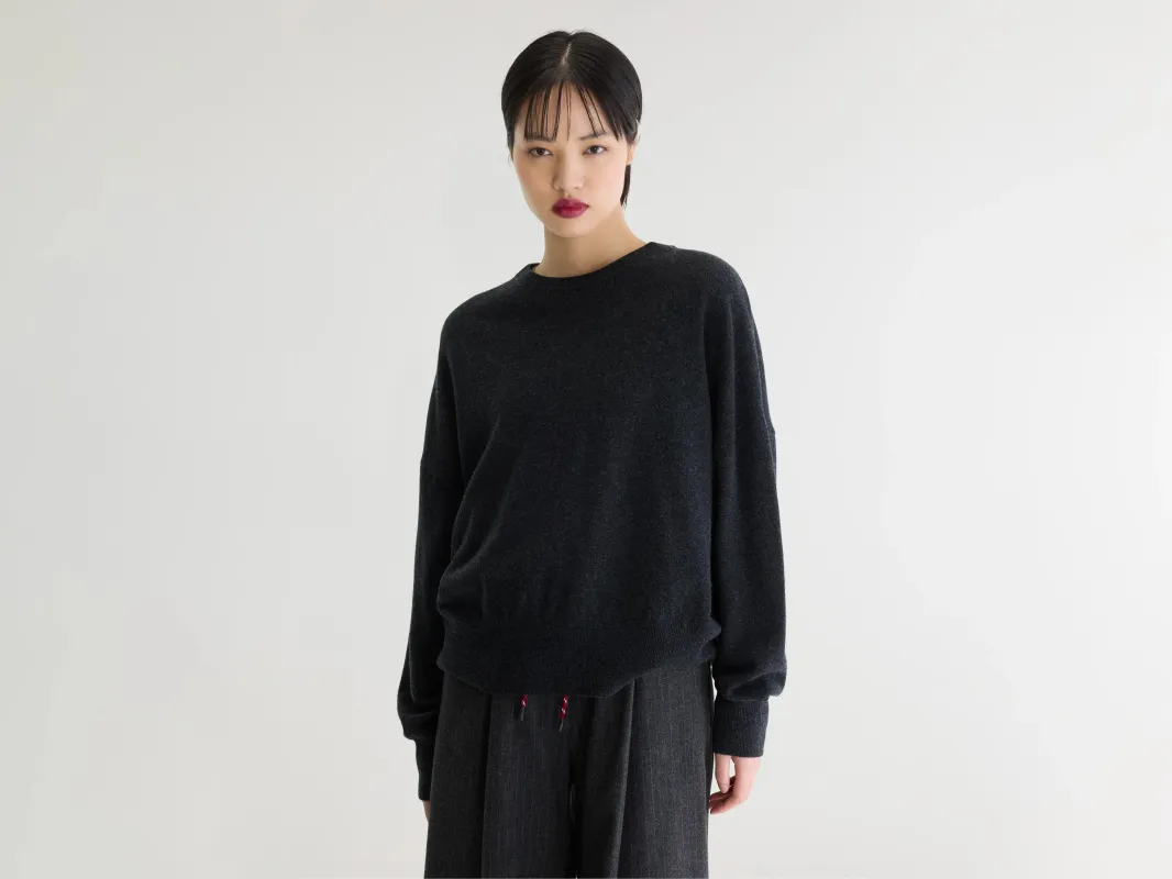 Sonon crewneck sweater (262 / W / ANTHRACITE) made by Bellerose