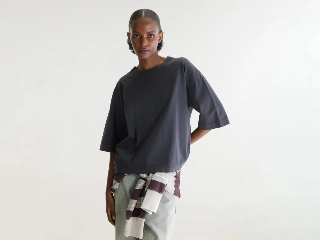 Fiores short-sleeve t-shirt (262 / W / BLACK BEAUTY) made by Bellerose