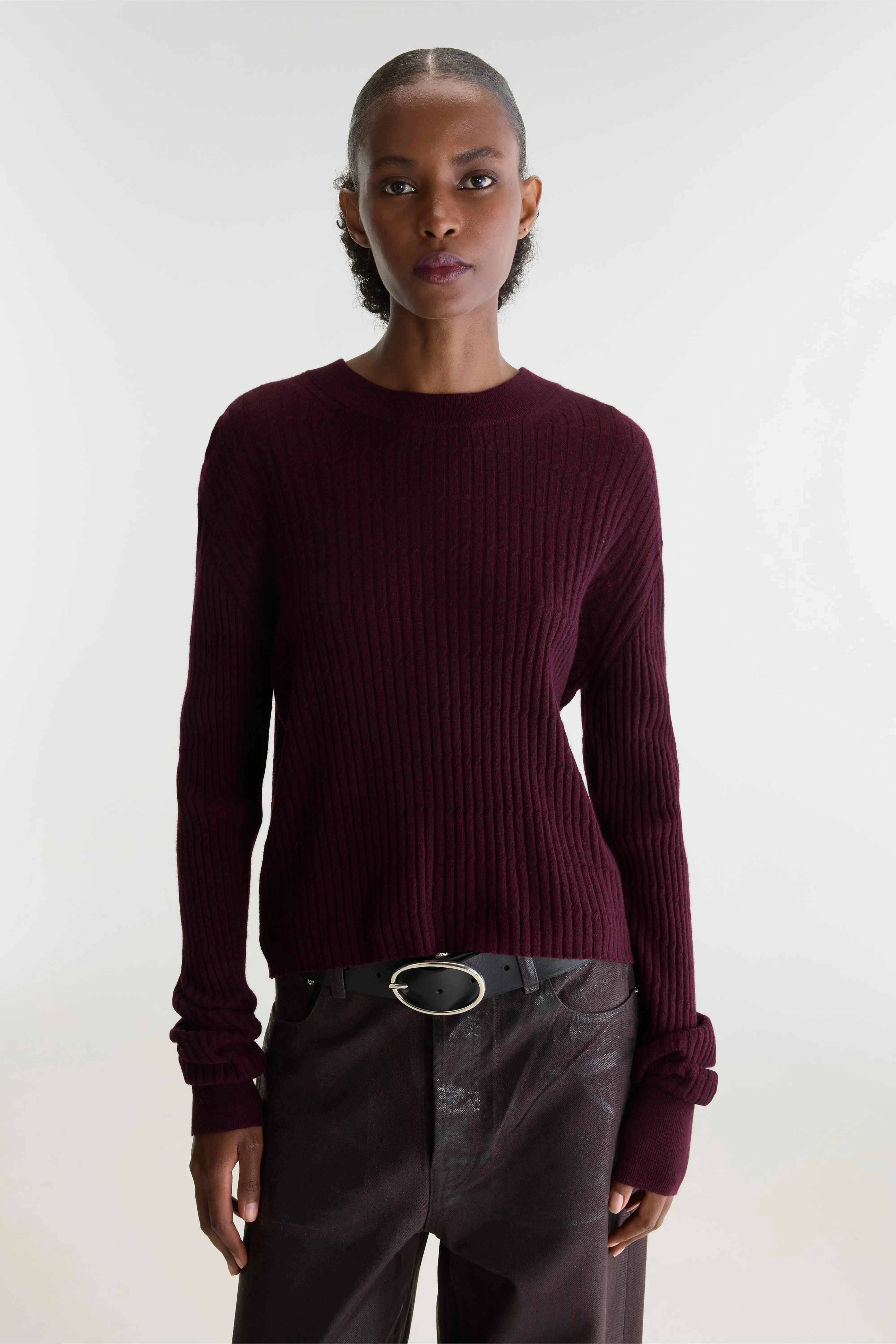 Aryrib classic sweater (262 / W / CORDOVAN) sold by Bellrose product image thumbnail 2