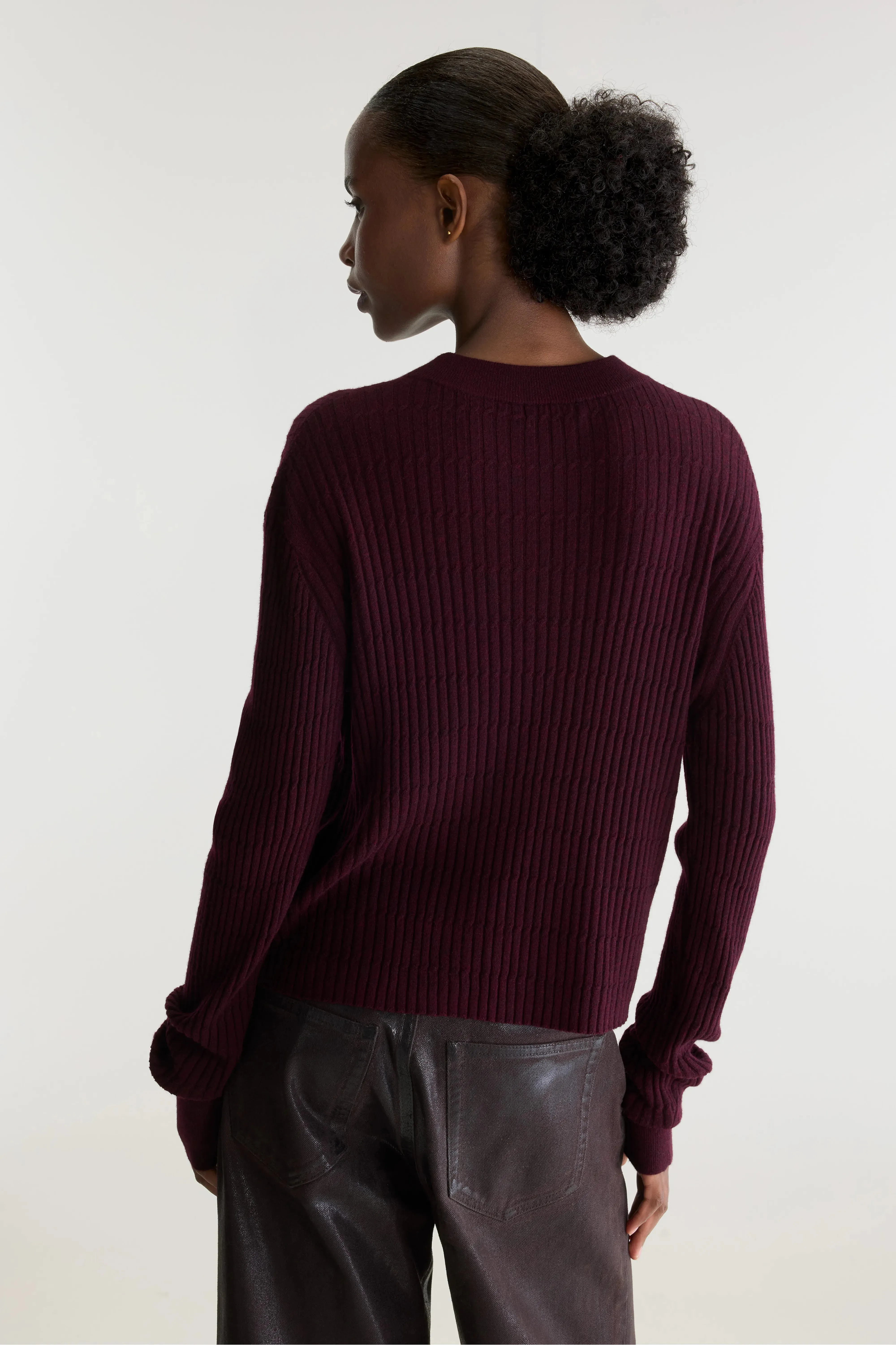 Aryrib classic sweater (262 / W / CORDOVAN) sold by Bellrose product image thumbnail 4