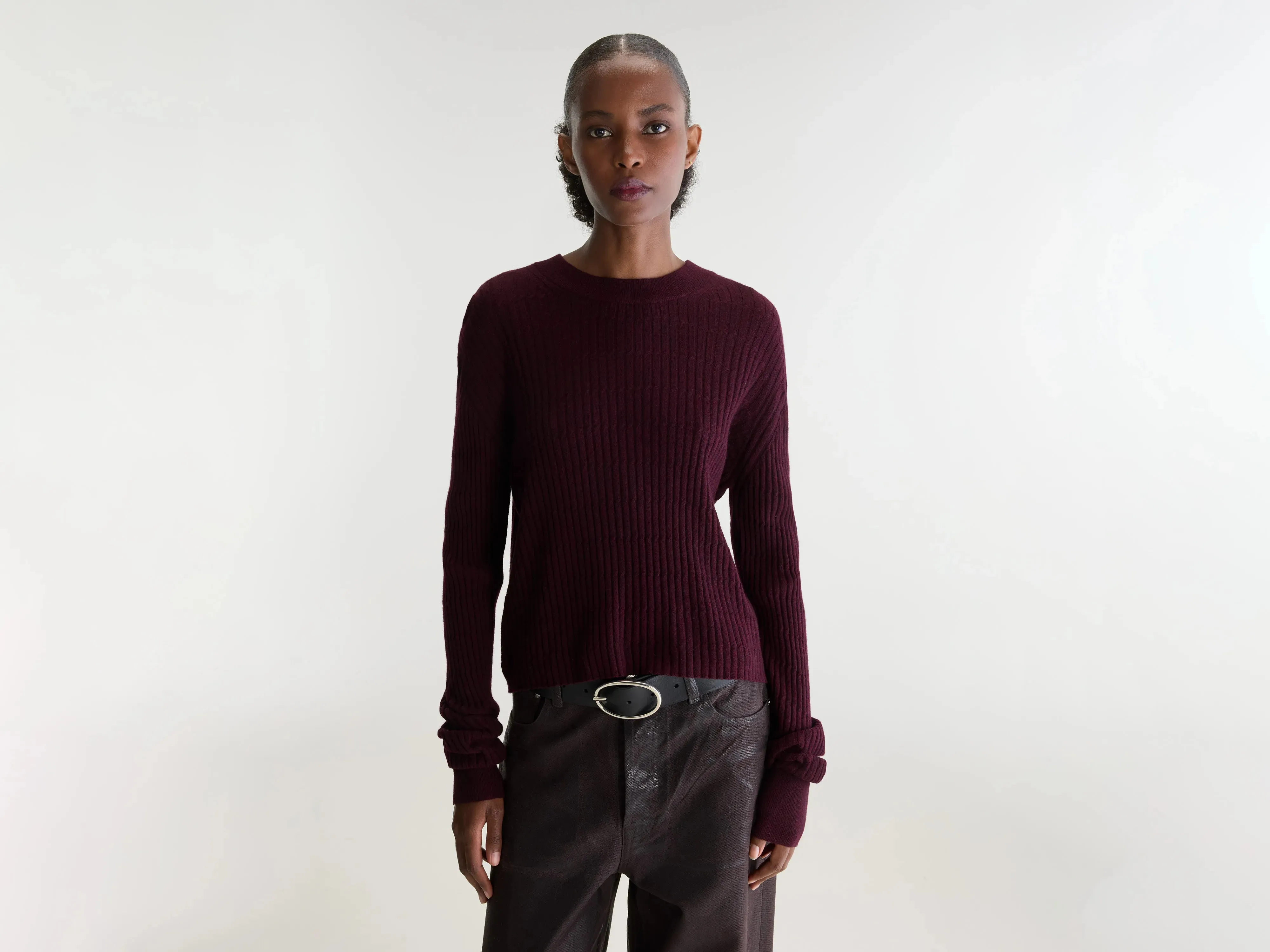 Aryrib classic sweater (262 / W / CORDOVAN) sold by Bellrose