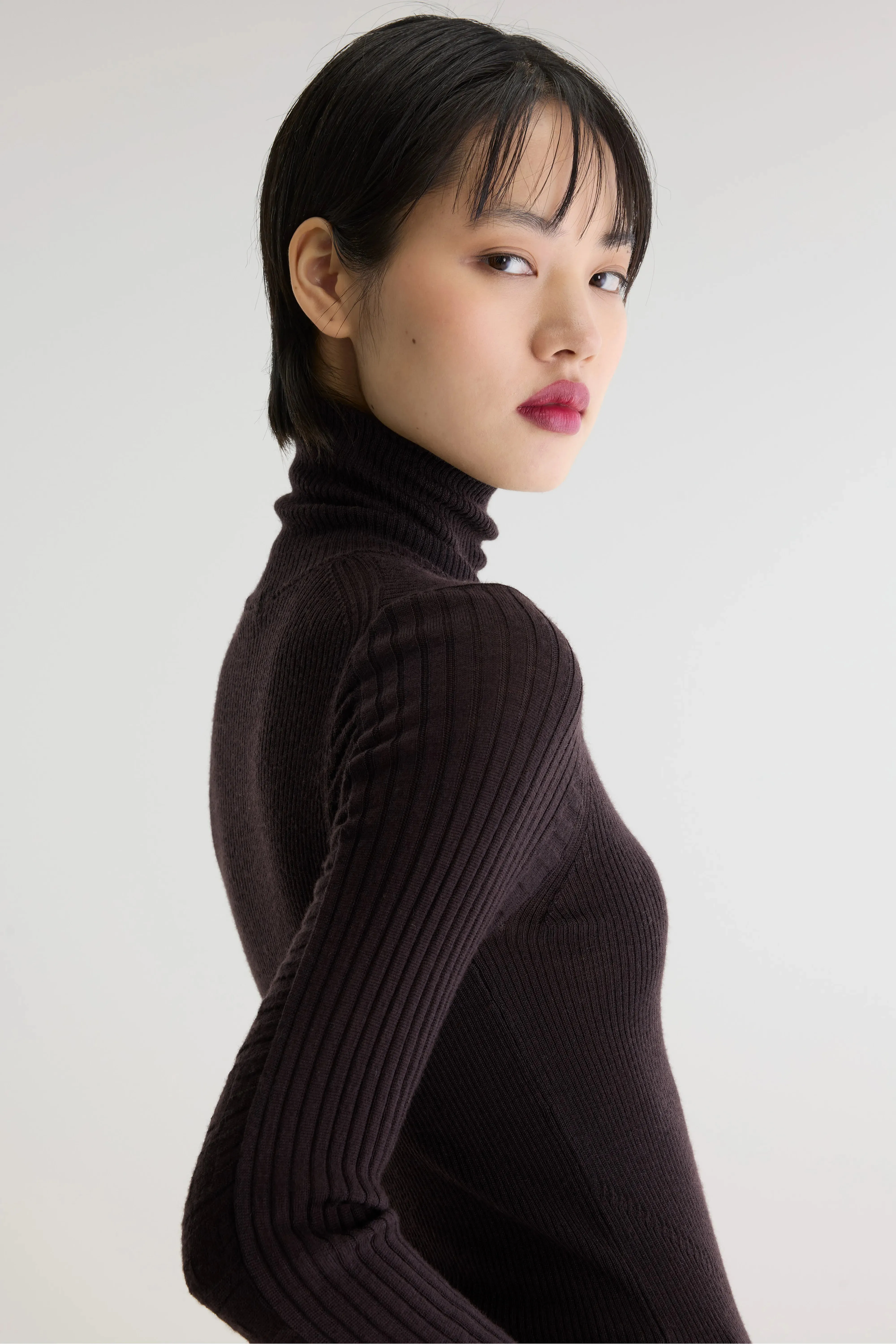 Awald slim sweater (262 / W / EBENE) sold by Bellrose product image thumbnail 5